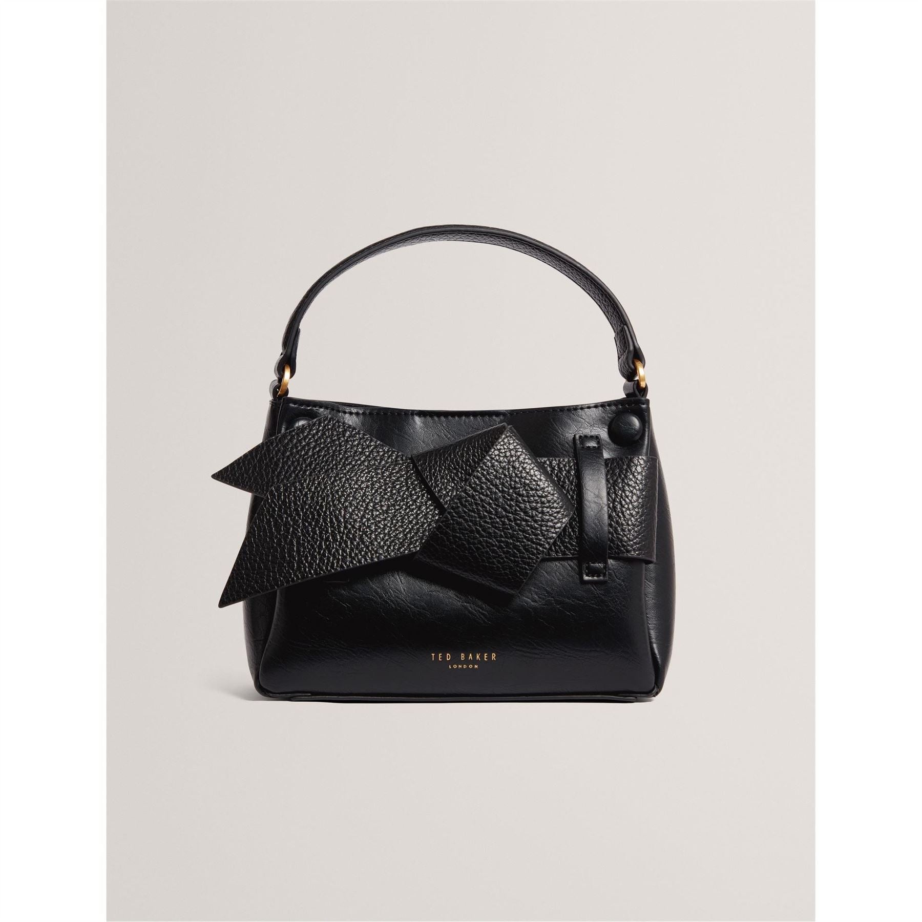 Ted Baker Rectangle Shape Grab Bag with Bow and Gold Tone Hardware