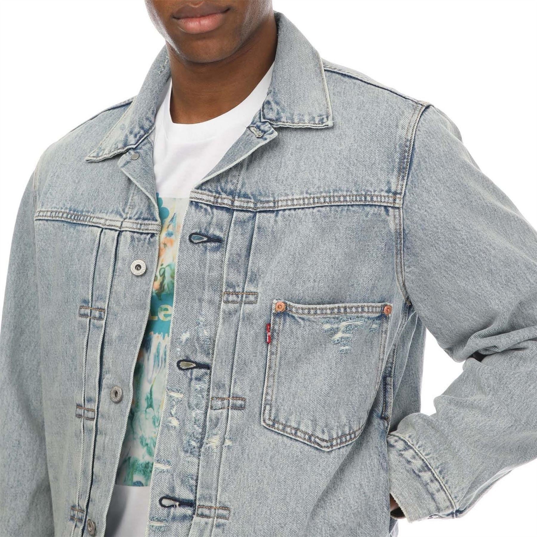 Levis Mens Type I Trucker Z7771 Light Ind Softshell Jacket