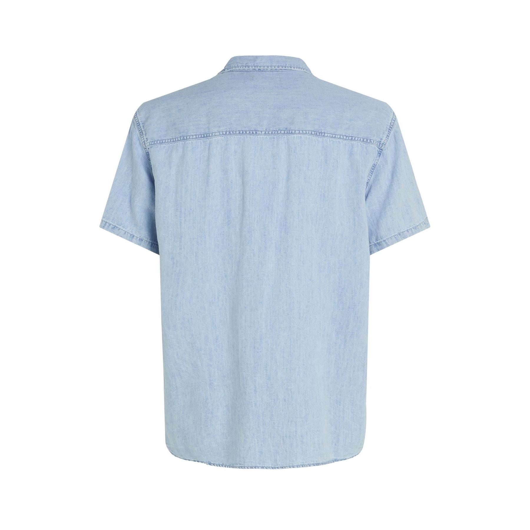 Calvin Klein Jeans Regular Fit Short Sleeve Denim Shirt