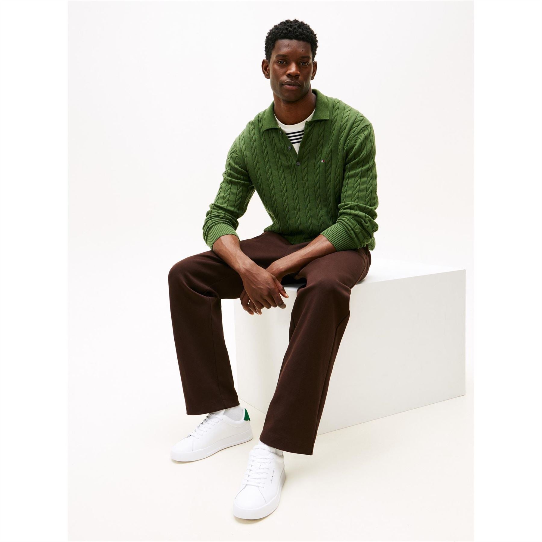 Tommy Hilfiger Leather Low Top Trainers