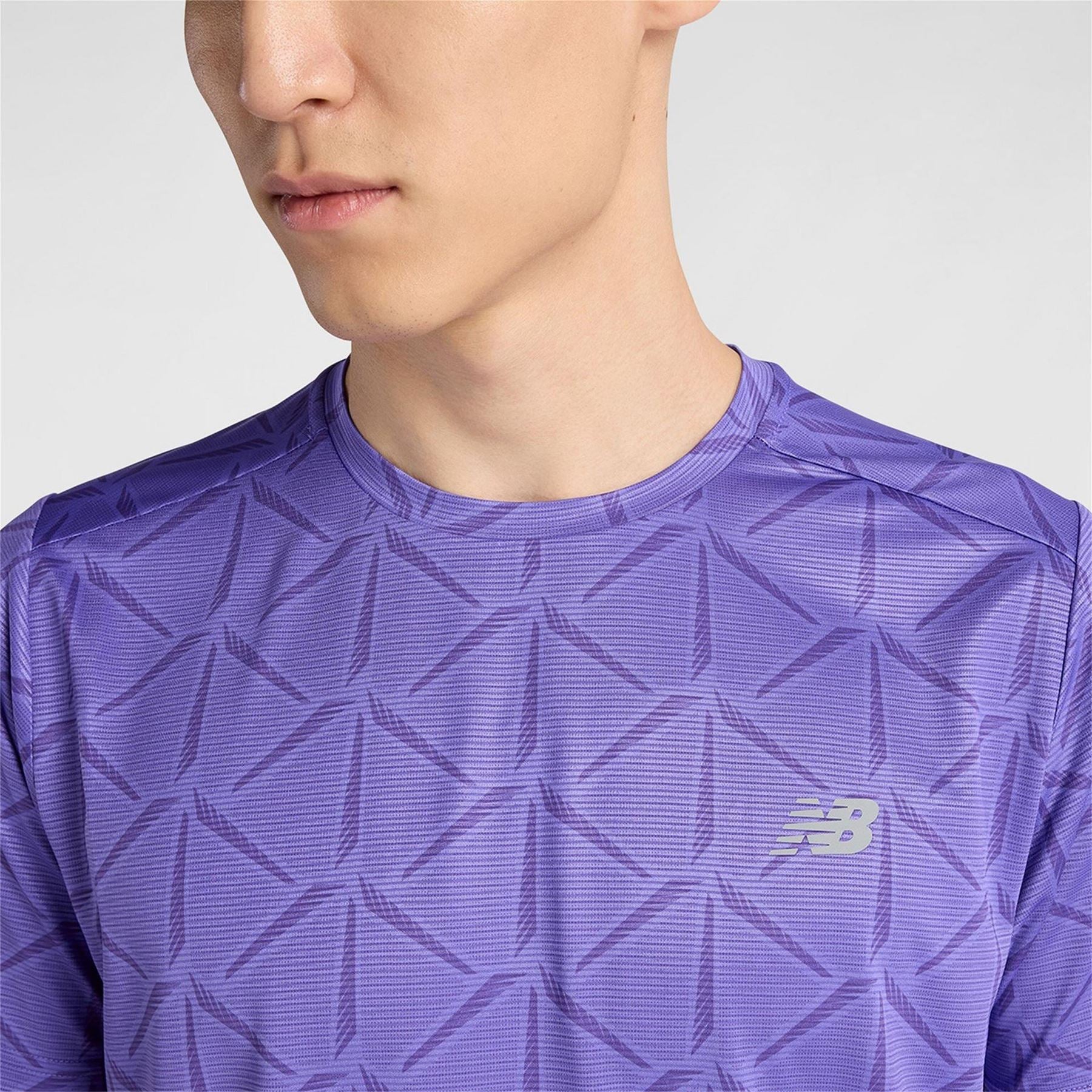 New Balance Short Sleeve Performance Gym Top