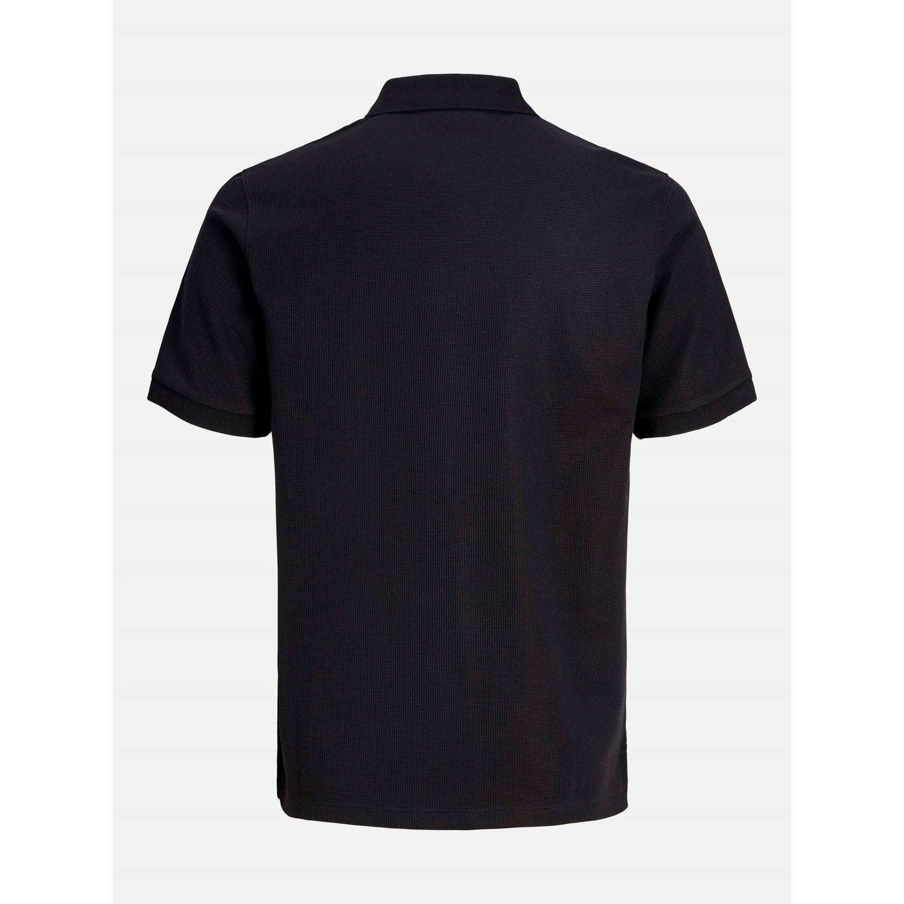 Jack and Jones Austin Button Placket Collared Short Sleeve Polo Shirt