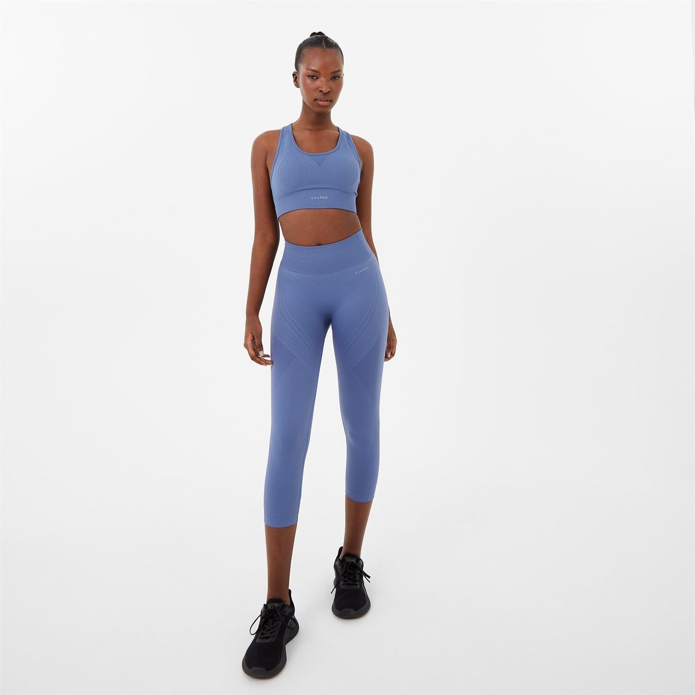 USA Pro Core Seamless Crop Sports Bra