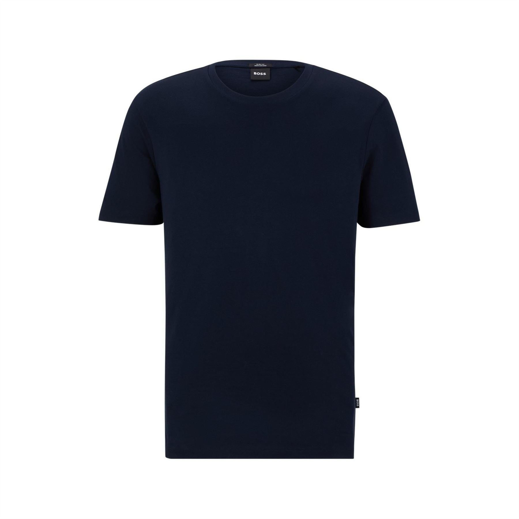 Boss Tessler 150 Black Cotton Short Sleeve Slim Fit T-Shirt