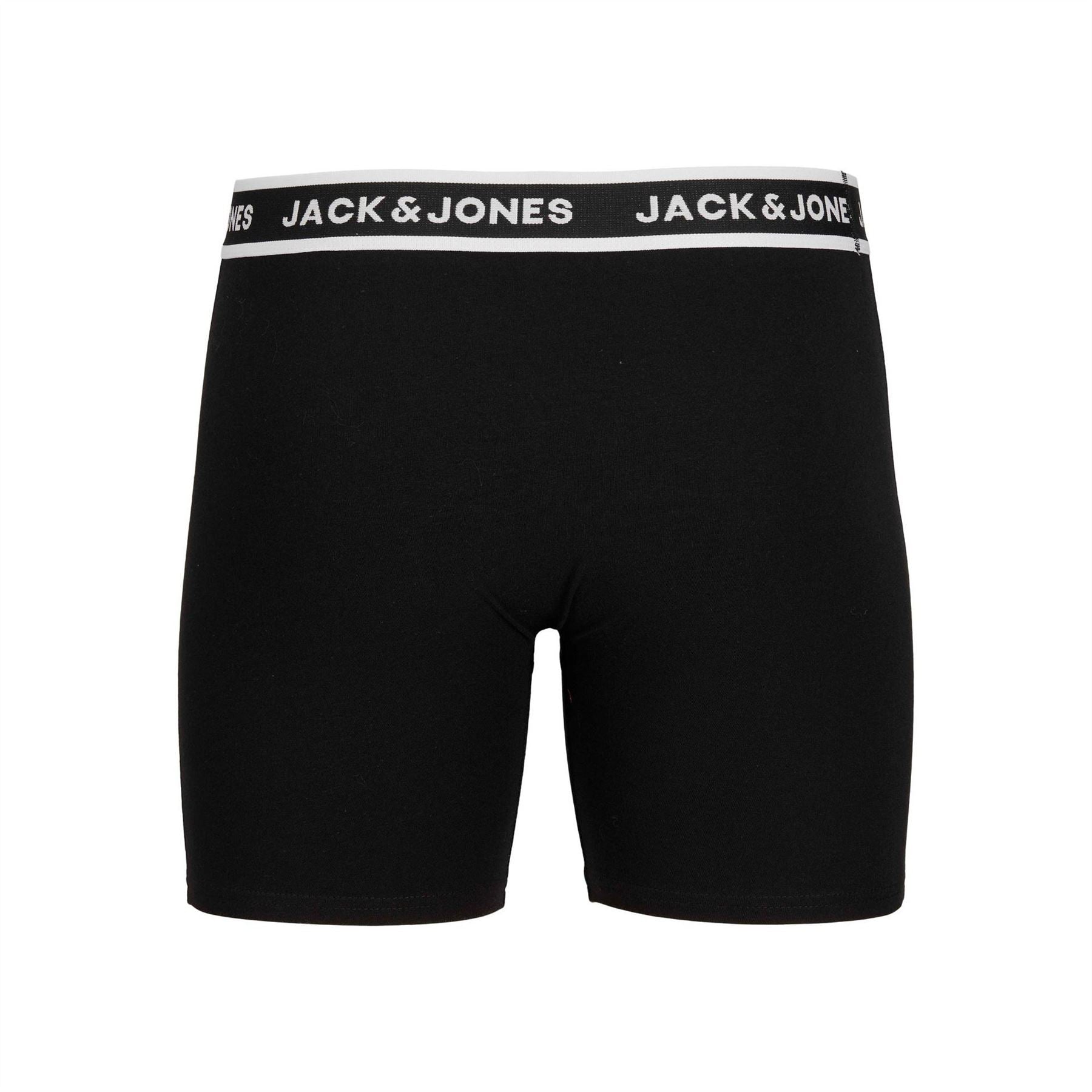 Jack and Jones Mens Pack Solid Boxer Briefs Plus Size