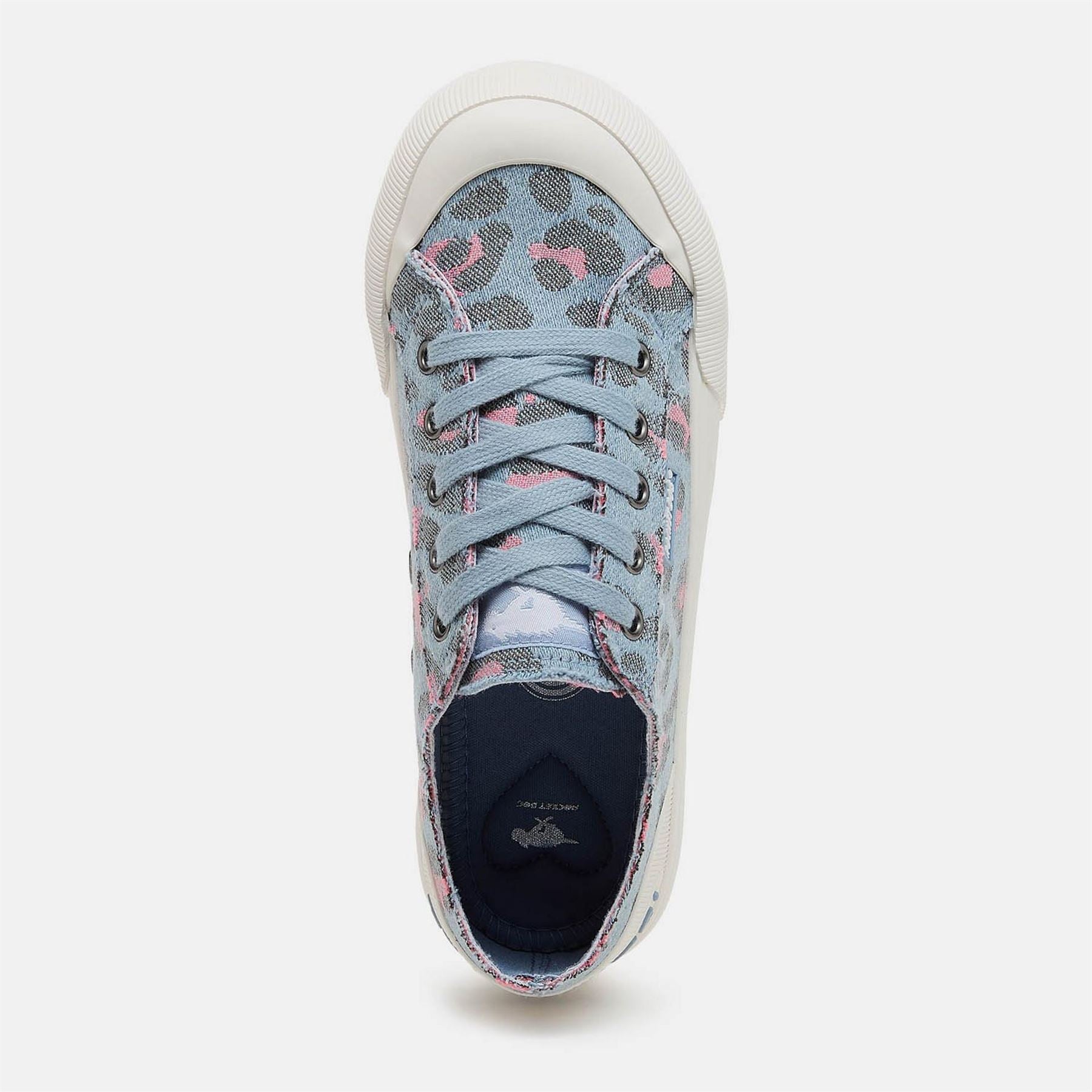 Rocket Dog Jazzin Monroe Leopard Canvas Low Top Sneakers