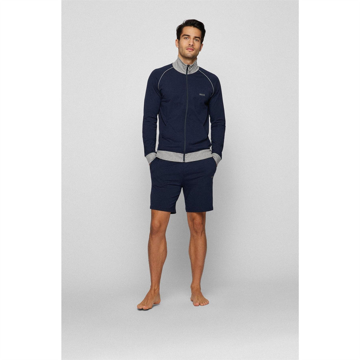 Boss Mix  And  Match Full Zip Fleece Top