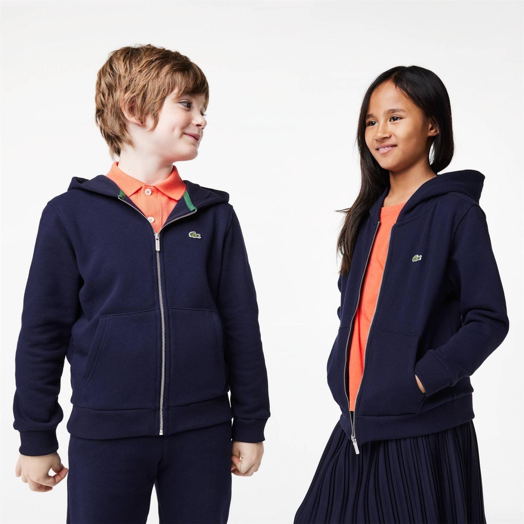 Lacoste Junior Boys Basic Zip Hoodie