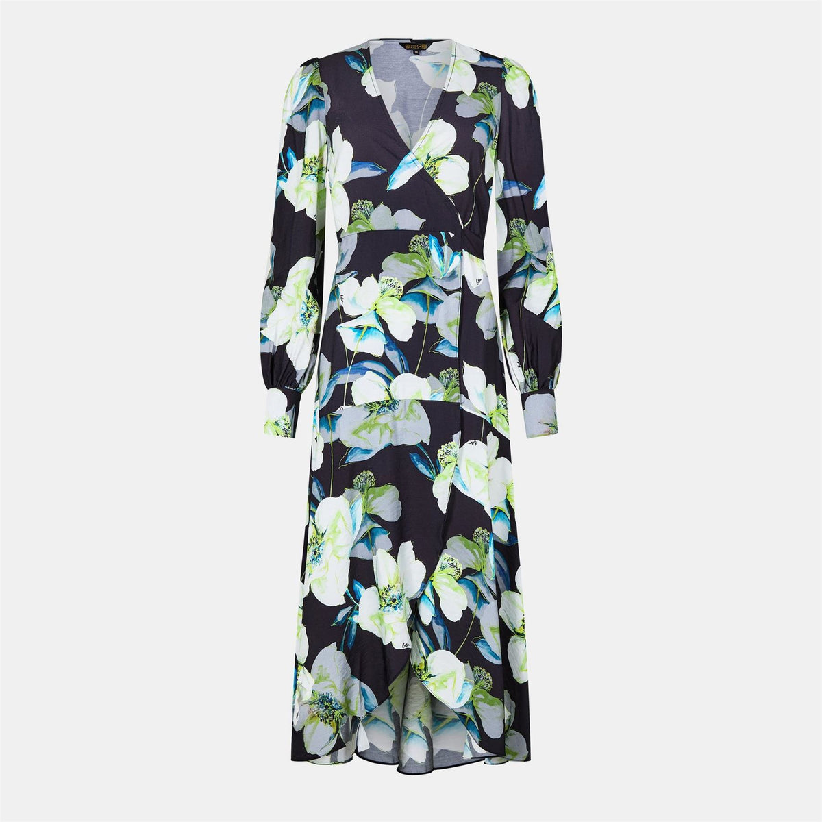Biba Printed Wrap Dress