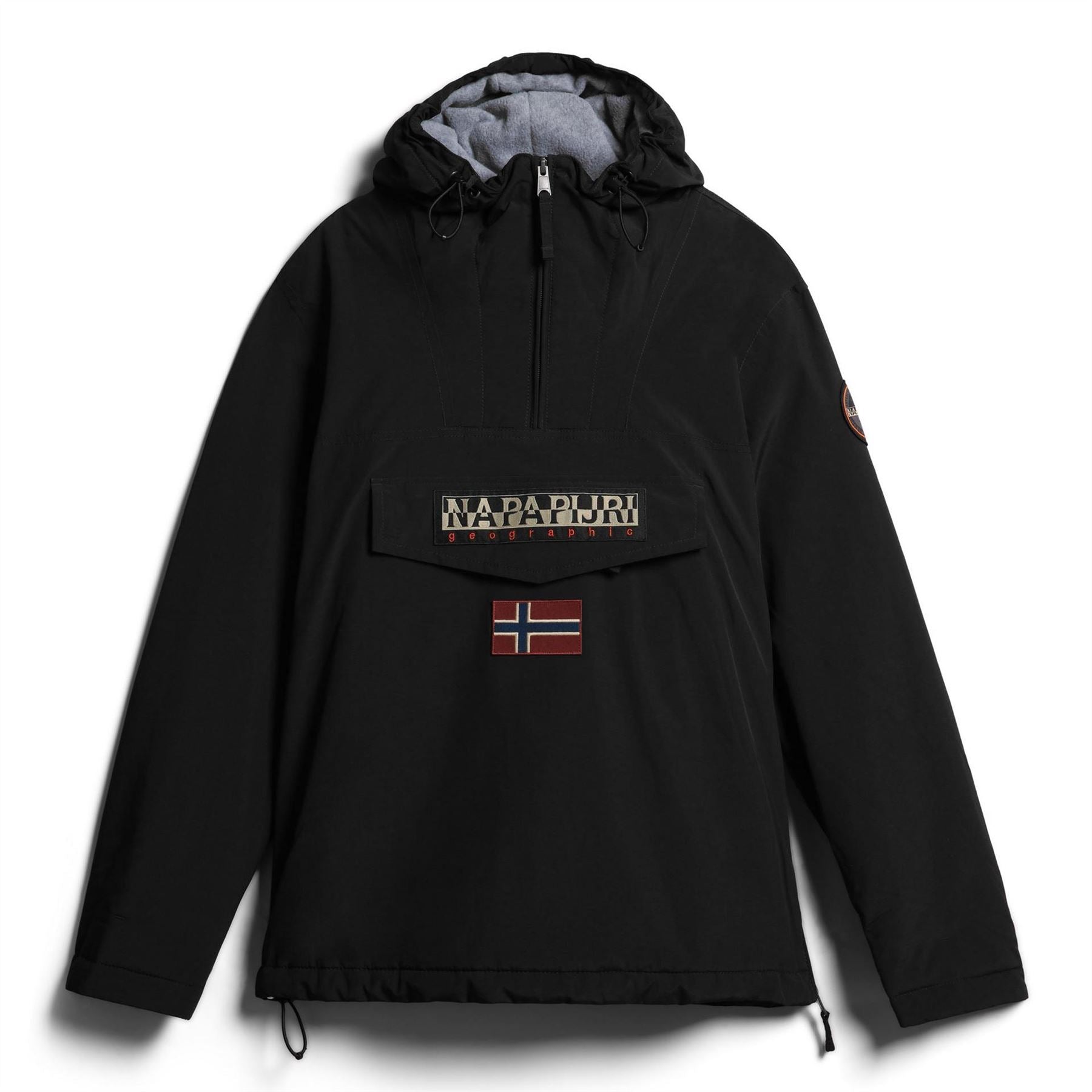 Napapijri Rainforest Water Resistant Hooded Long Sleeve Rain Anorak