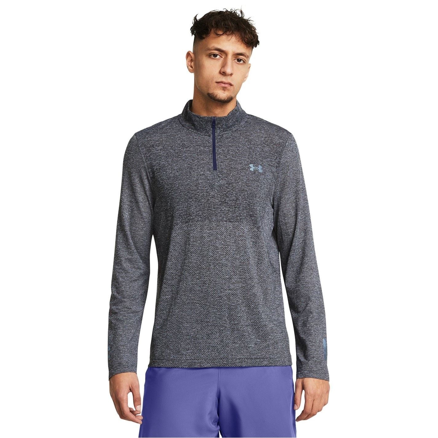 Under Armour Stride Zip Neck Regular Fit Sweatshirt