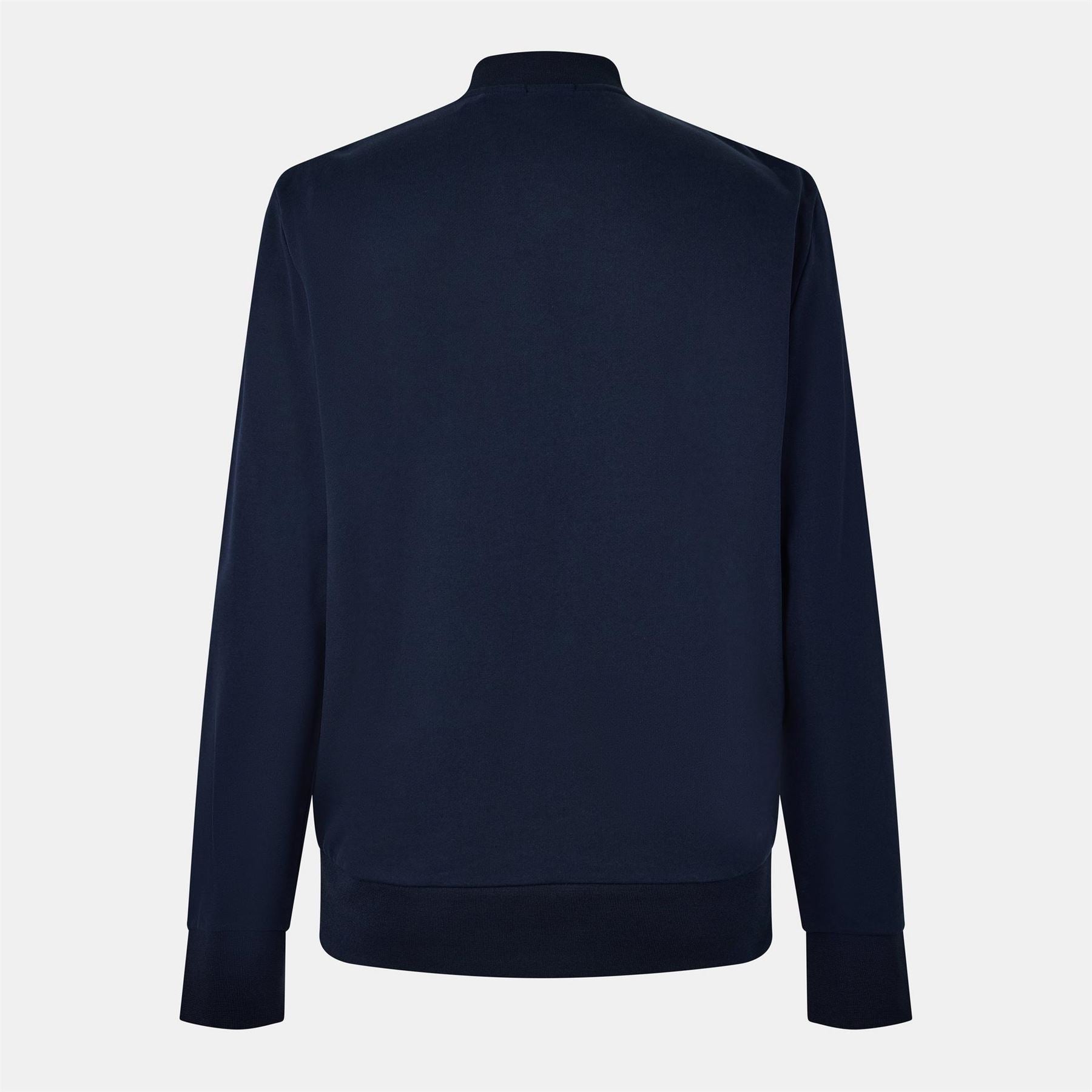 Boss Skiles Solid Patterned Hybrid Jacket with Ribbed Cuff