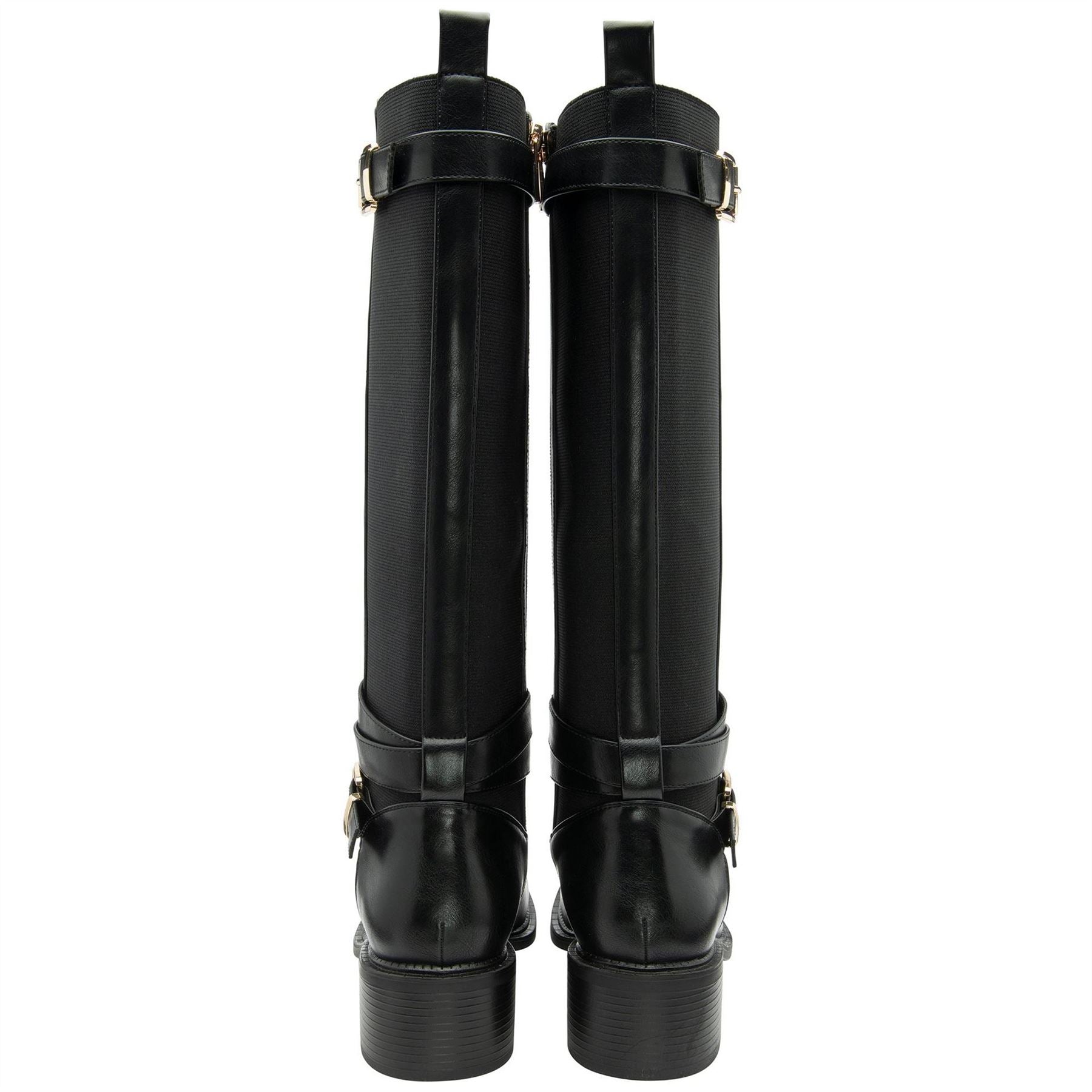 Lotus Shoes Freya Black Knee High Boots