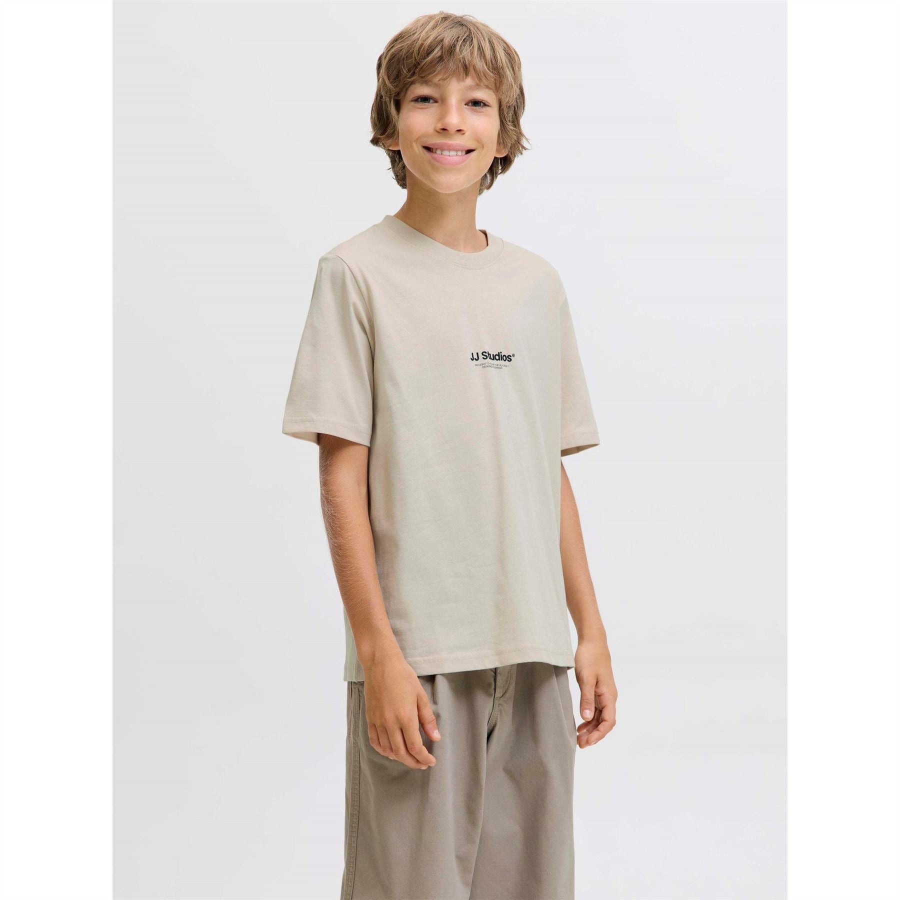 Jack and Jones Soho Logo Print Crew Neck Short Sleeve Jersey T-Shirt