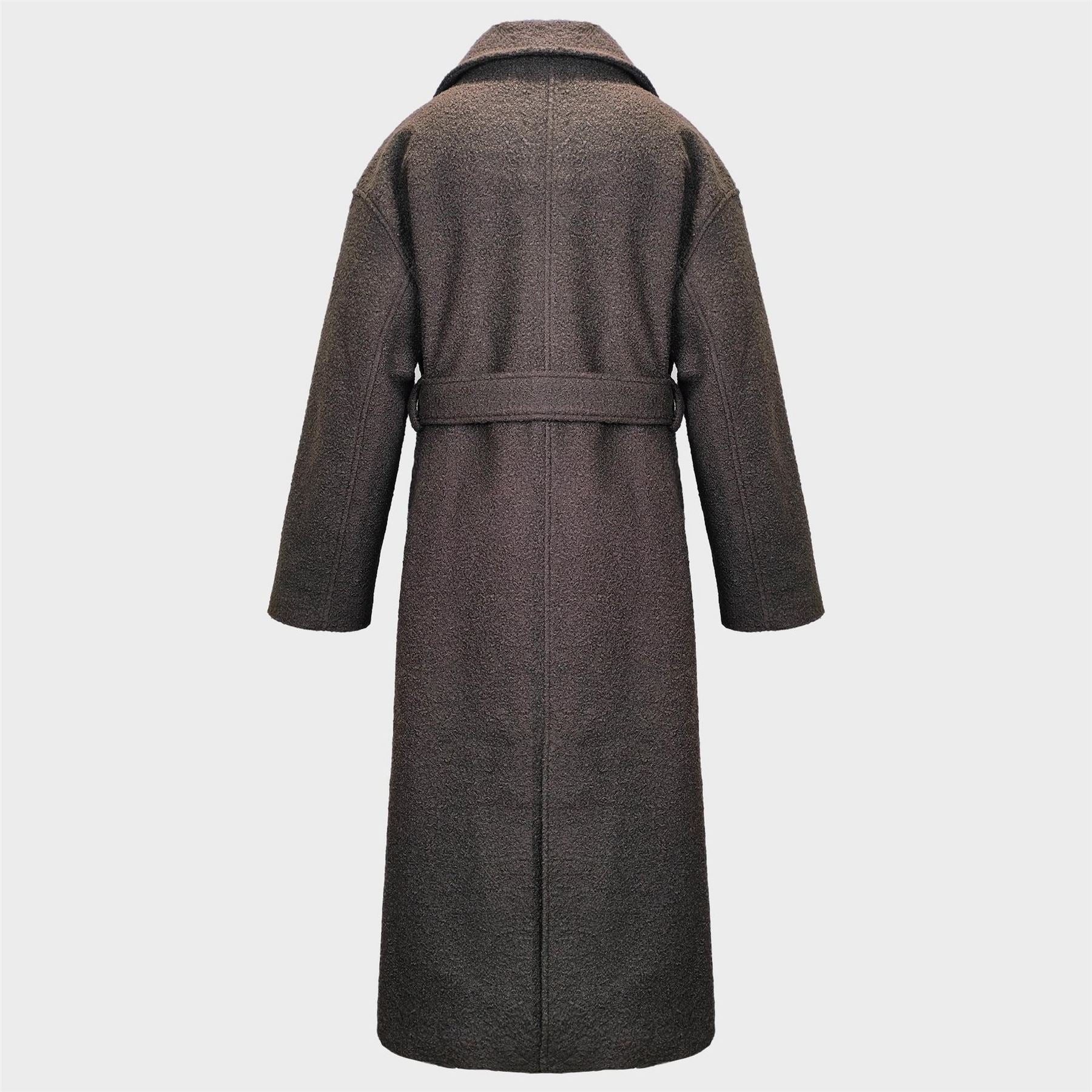 Jack Wills Duster Calf Length Long Sleeve Lapel Collar Button Overcoat