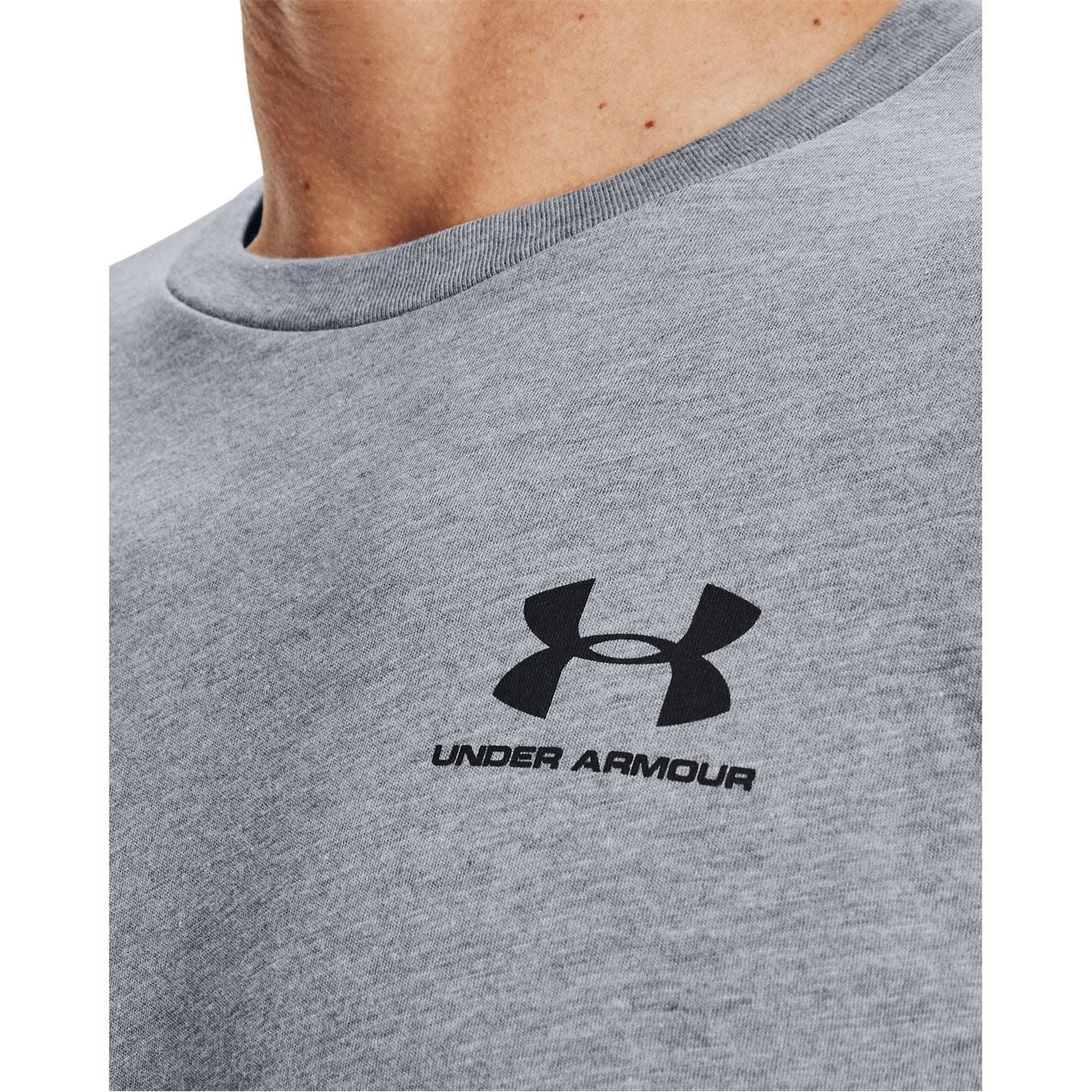 Under Armour Mens Armour Ua Left Chest Logo Short Sleeve