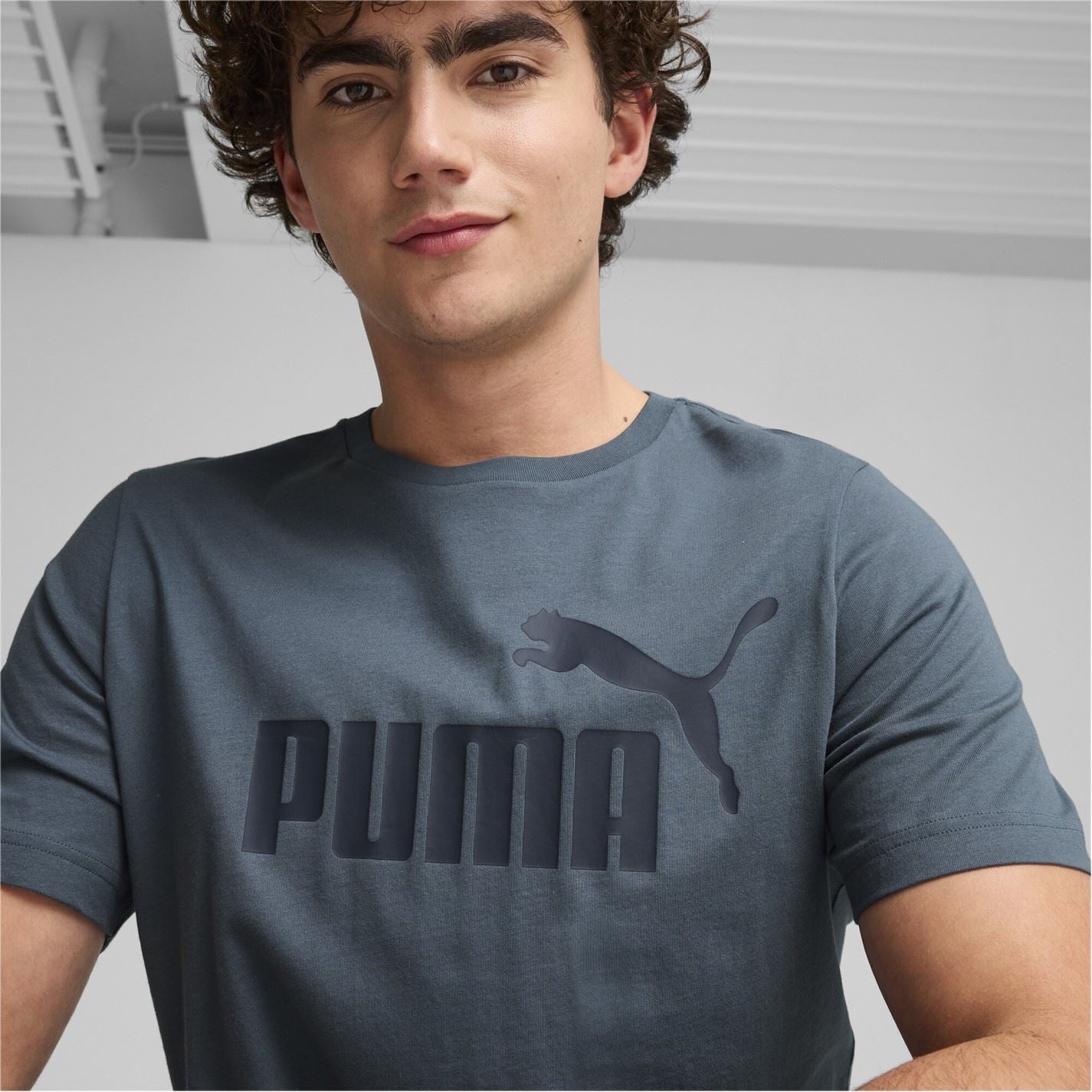 Puma Ess Logo Crew Neck Short Sleeve T-Shirt