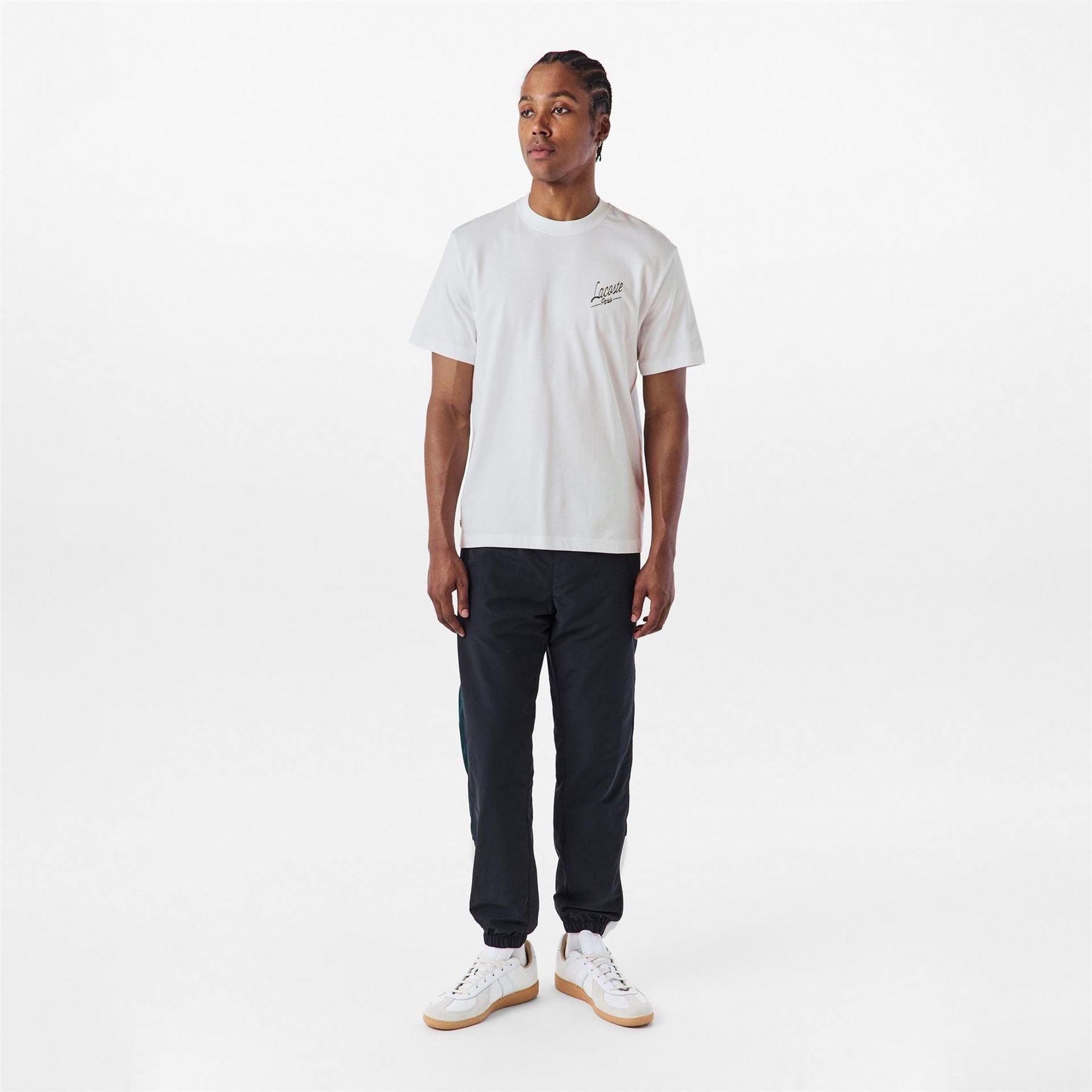 Lacoste Lacoste Lettering Graphic Crew Neck Short Sleeve T-Shirt