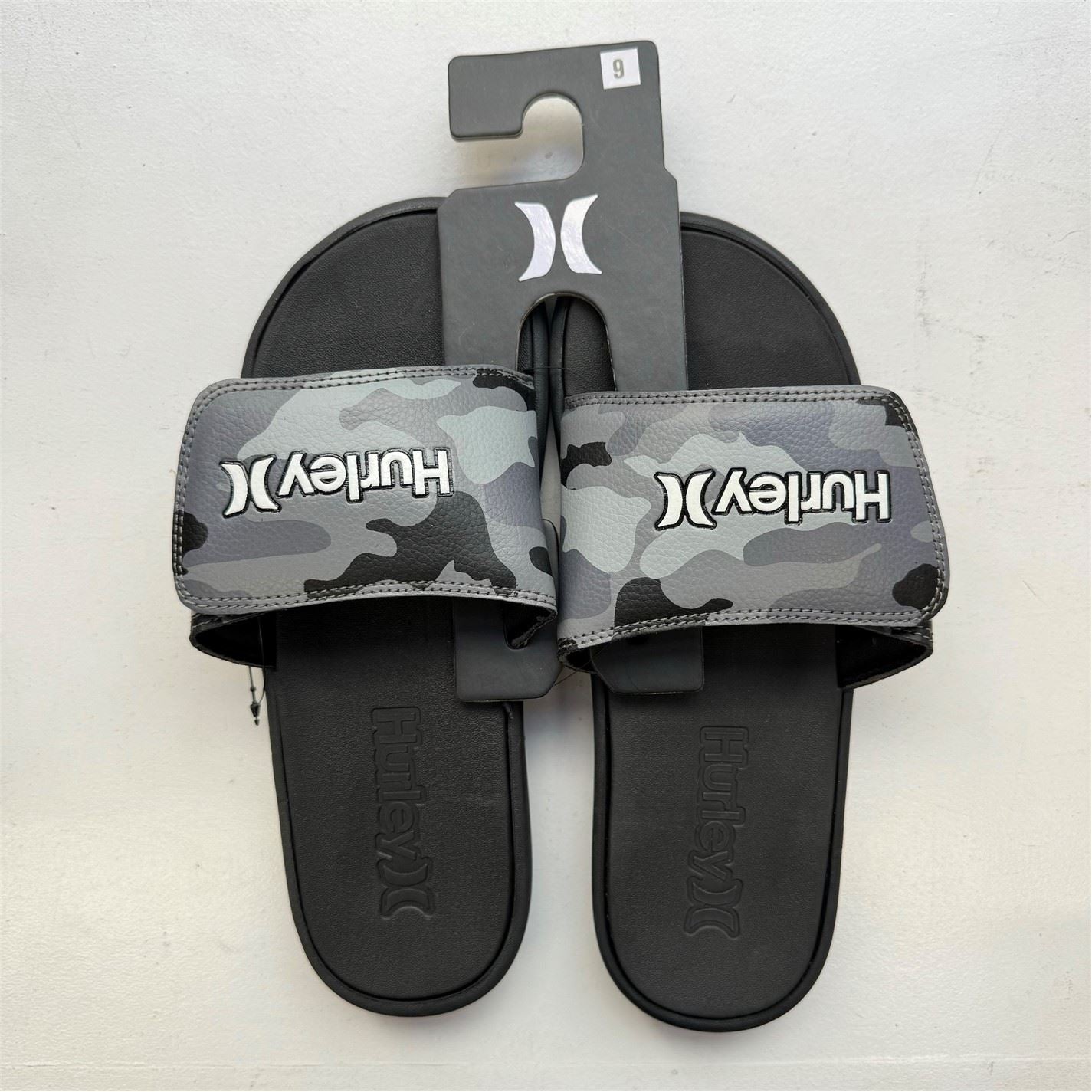 Hurley Vel Flip Slides Sandals