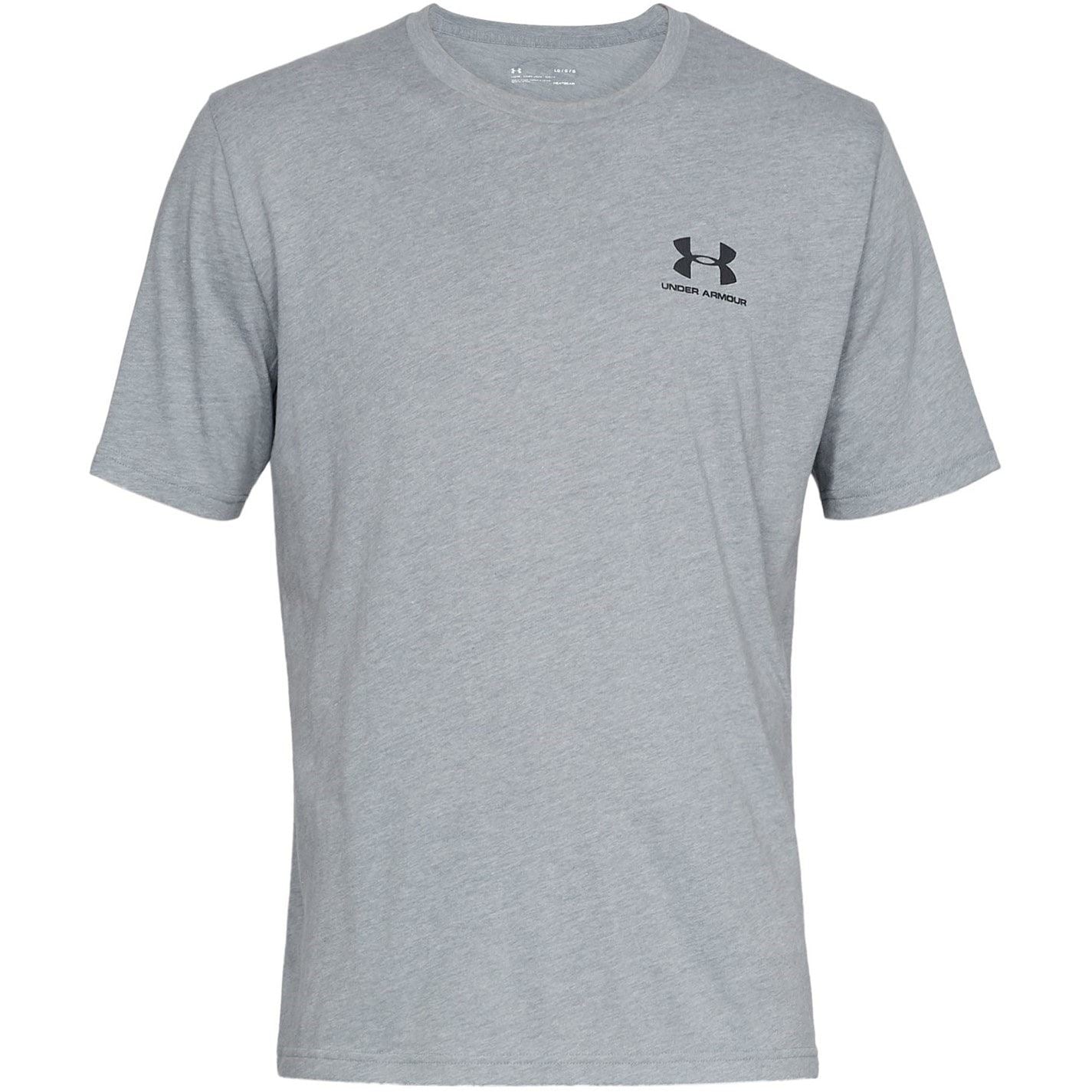 Under Armour Mens Armour Ua Left Chest Logo Short Sleeve