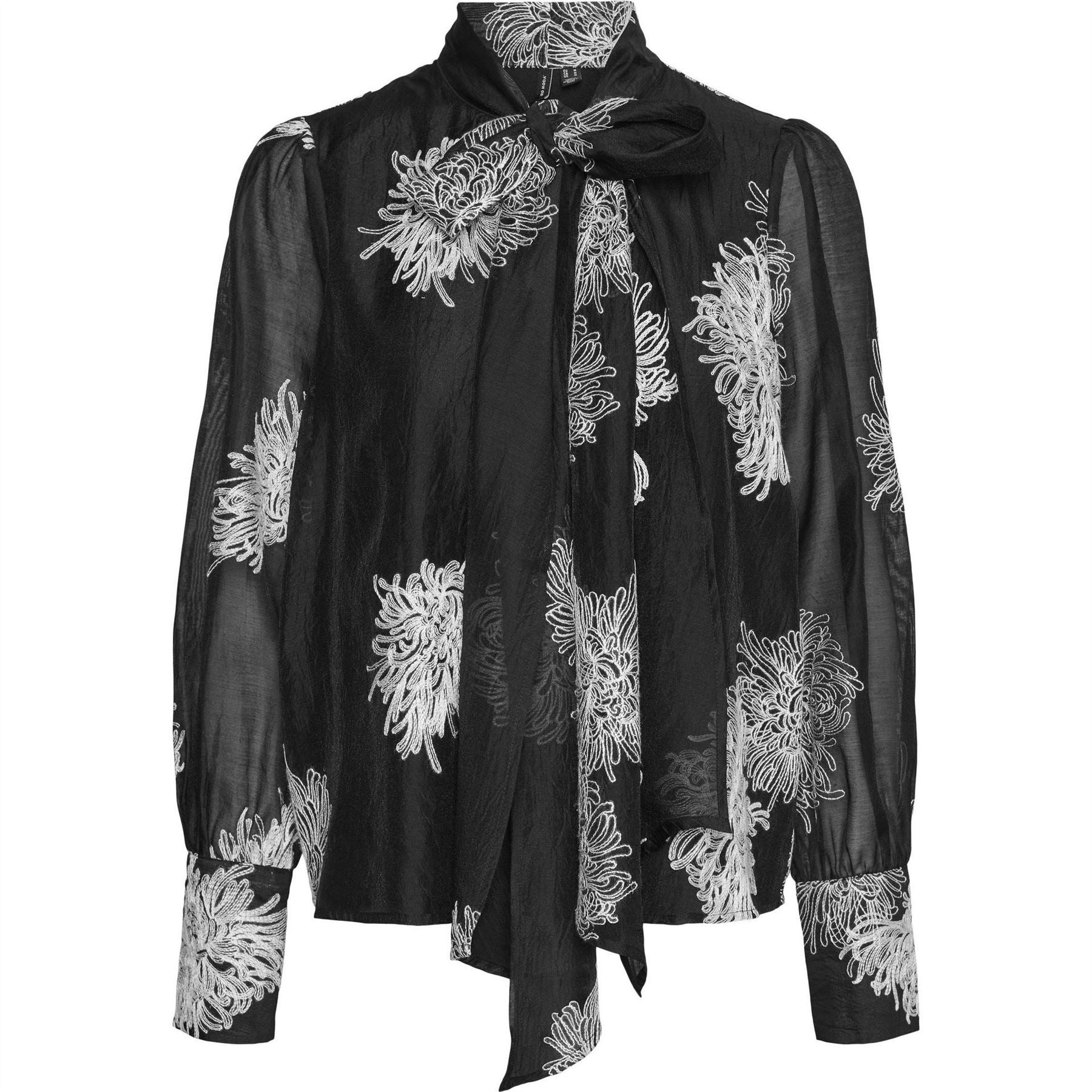 Vero Moda Tie Neck Regular Fit Blouse