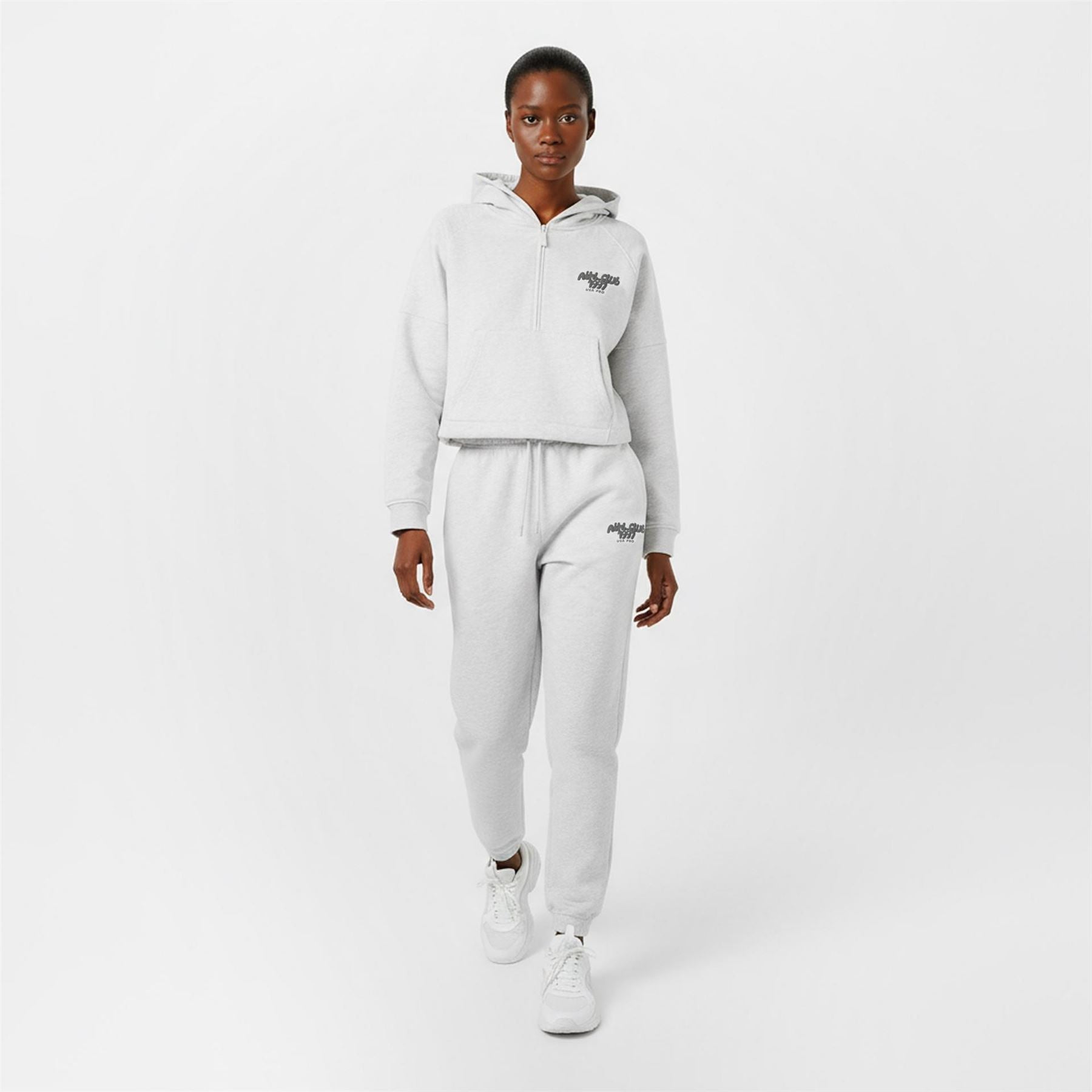 USA Pro Oversized Half Zip Fleece Top