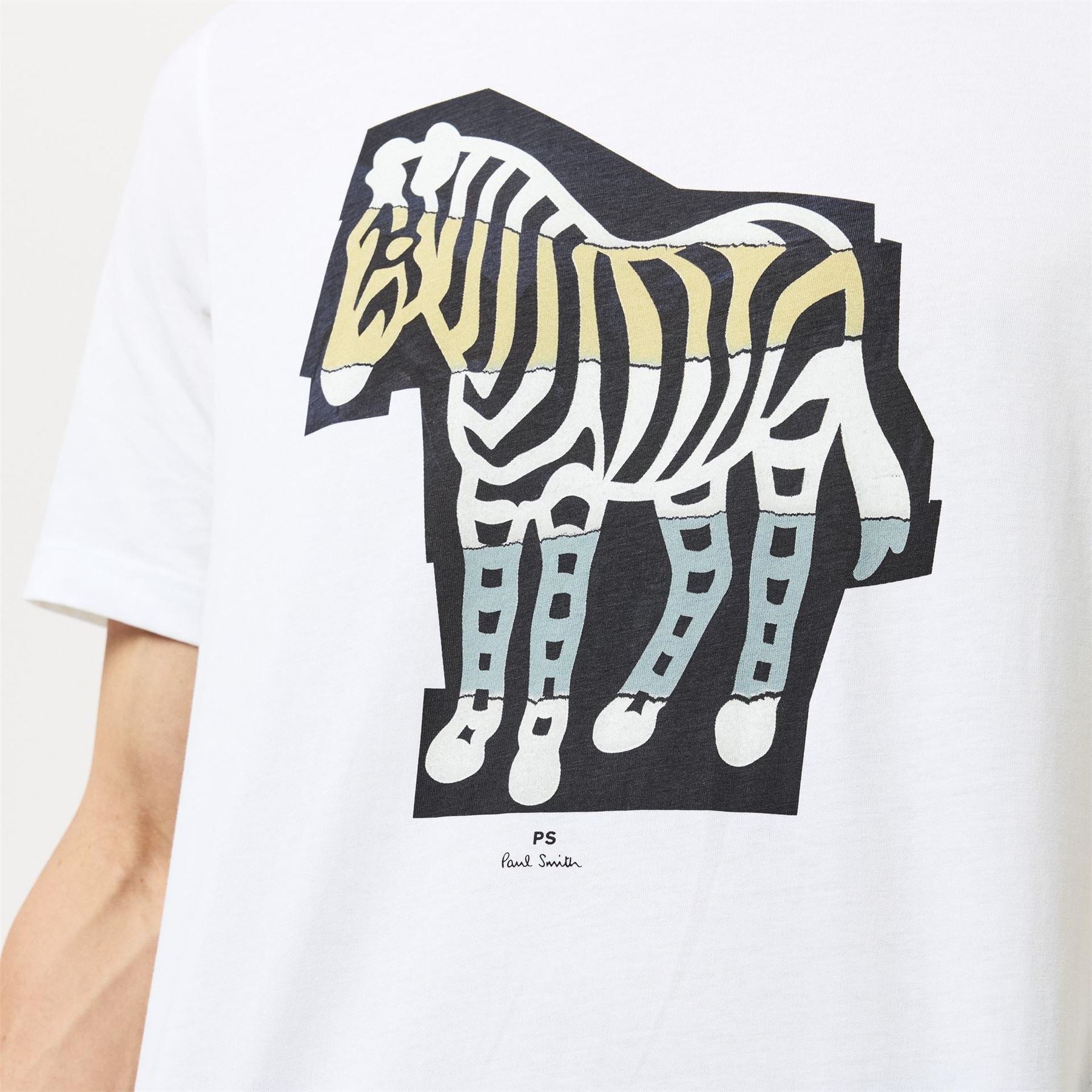 PS Paul Smith Zeb Cutout Regular Fit Crew Neck T-Shirt