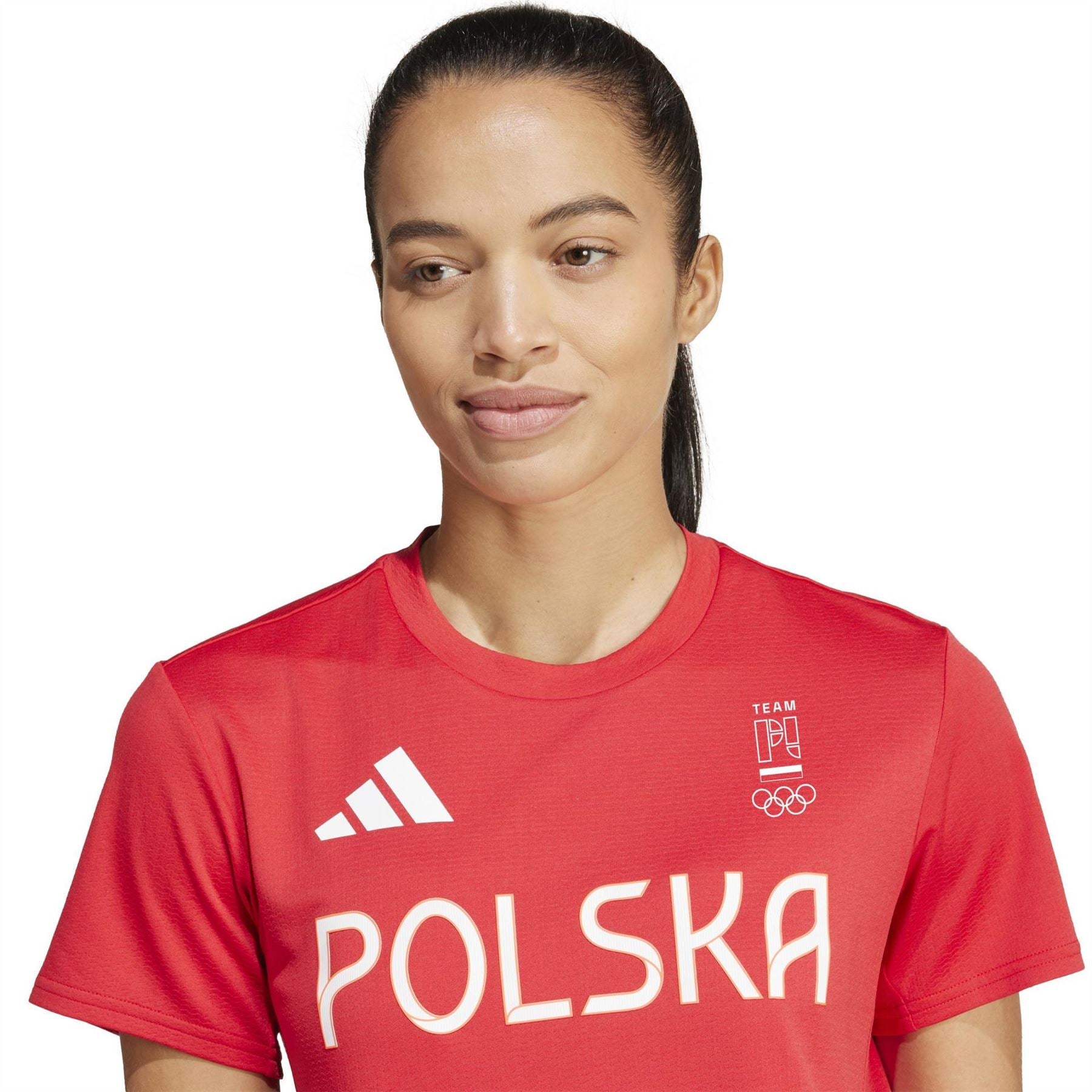 adidas Poland Short Sleeve Performance Gym Top