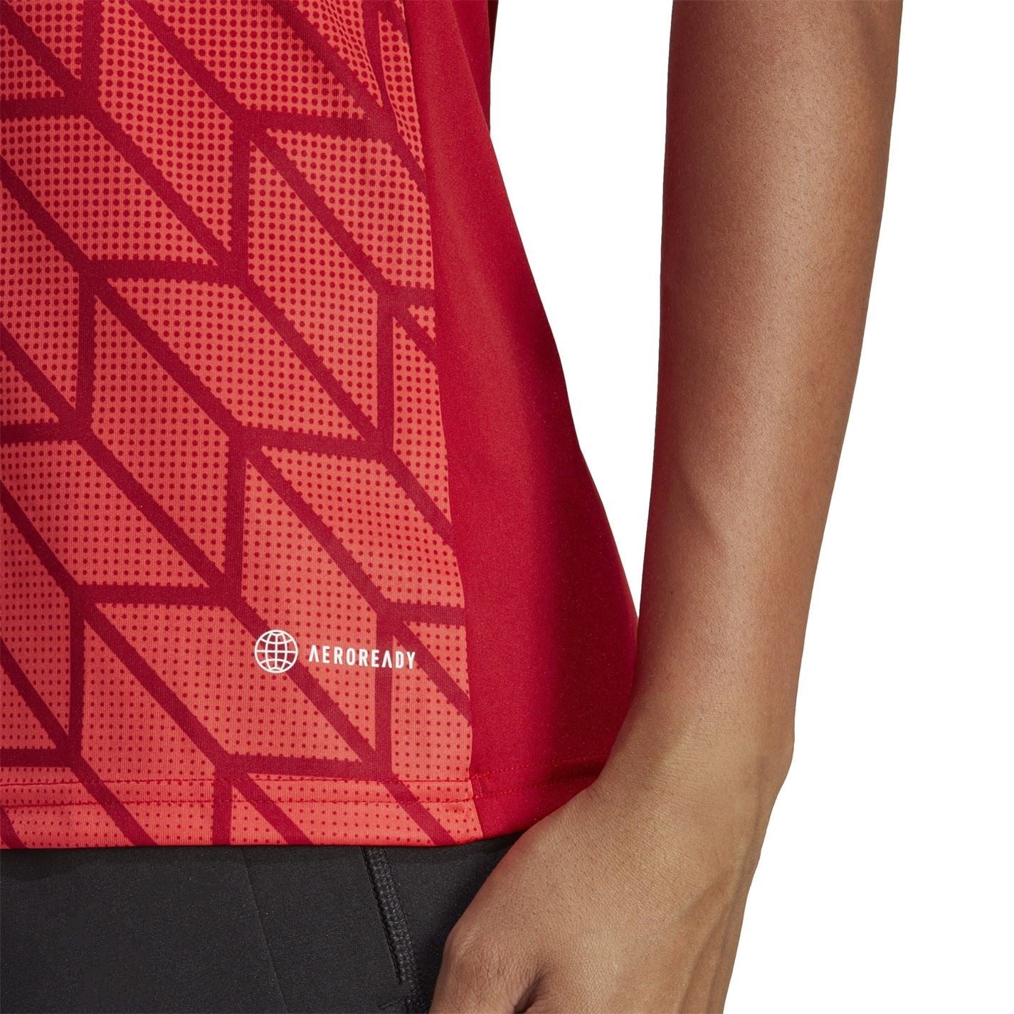 adidas Team Icon V Neck Regular Fit T Shirt