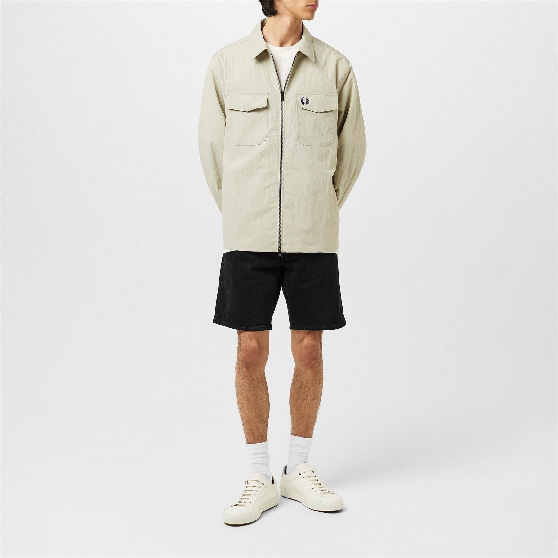 Fred Perry  Long Sleeve Zip Overshirt