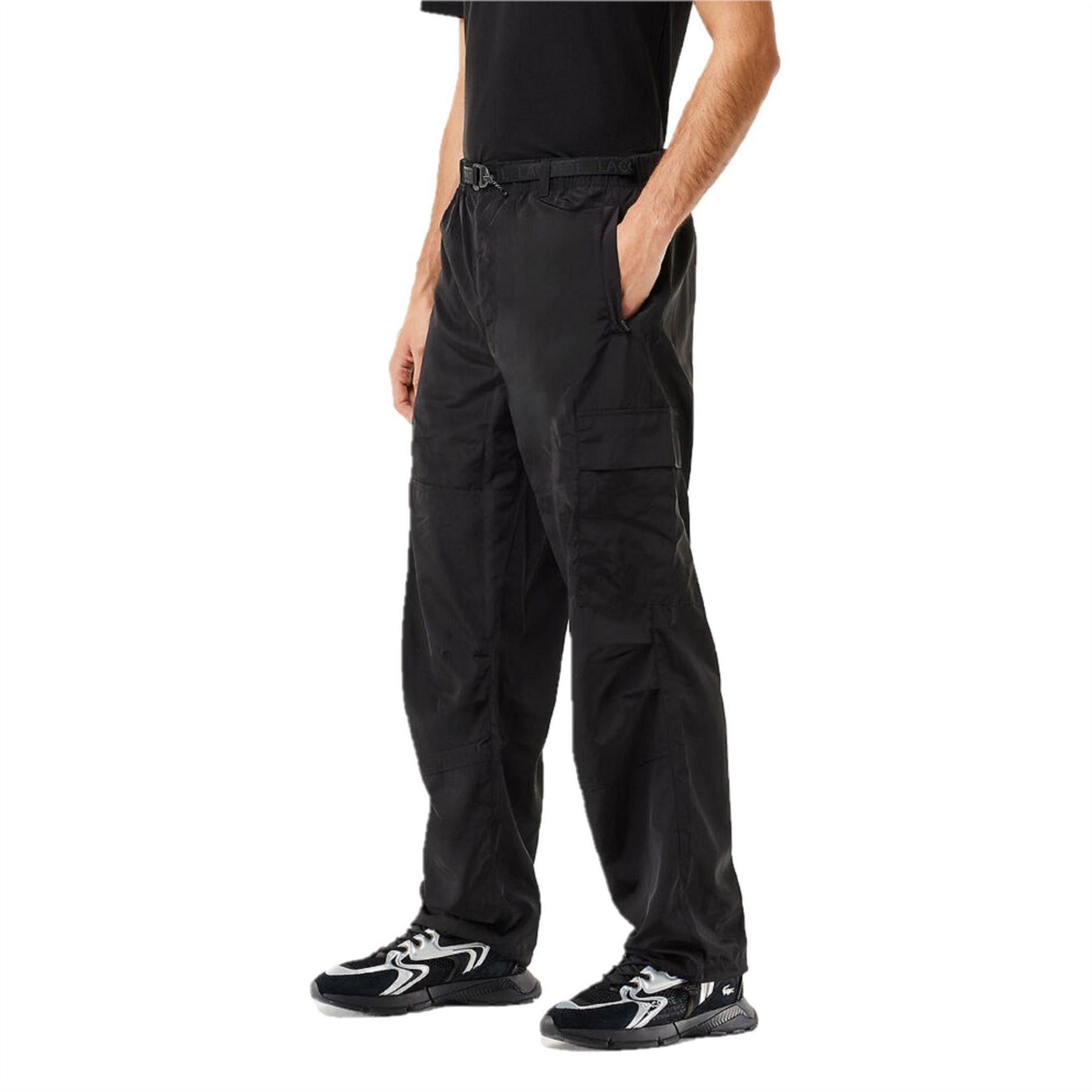 Lacoste Straight Leg Track Pants with Side Pocket