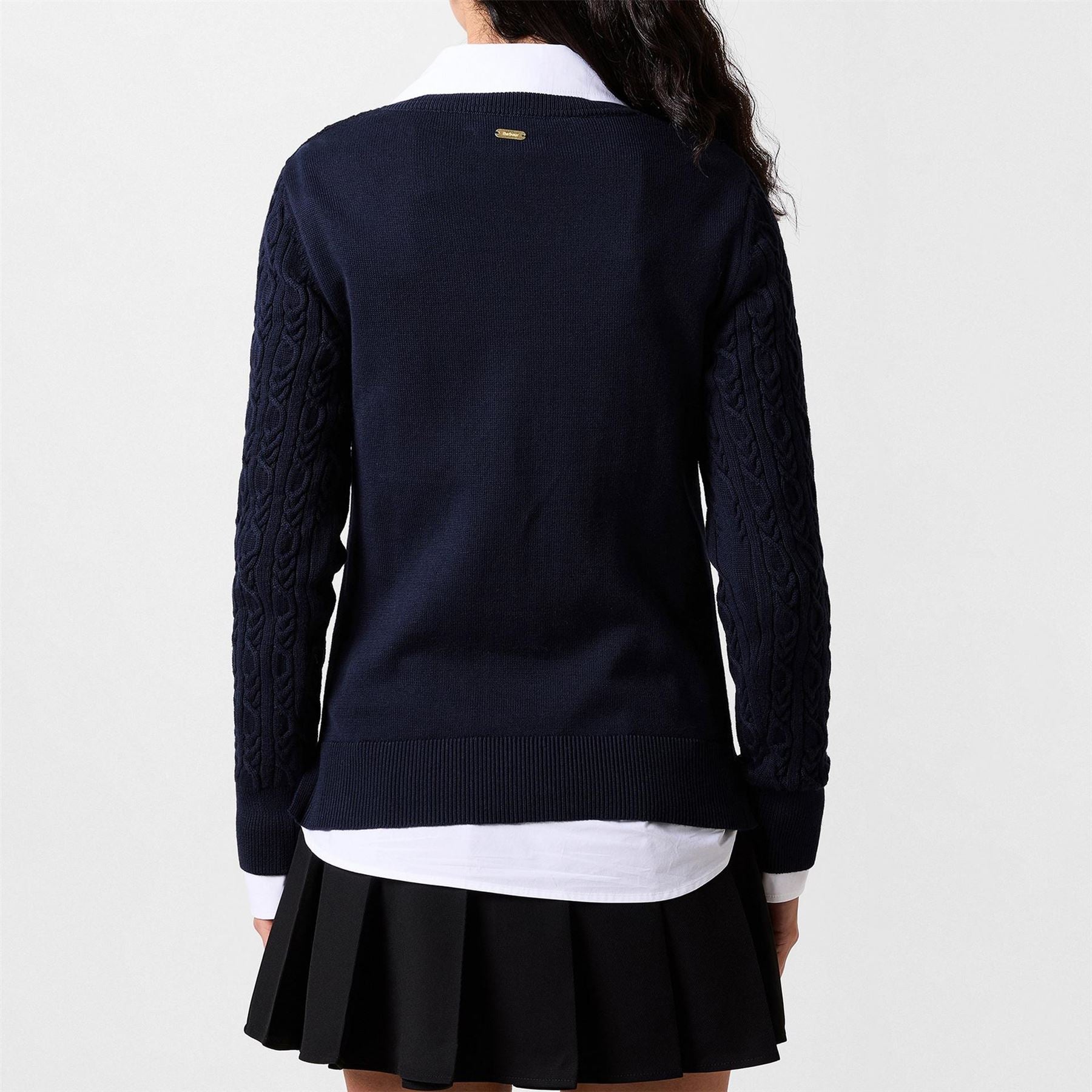 Barbour V Neck Knit