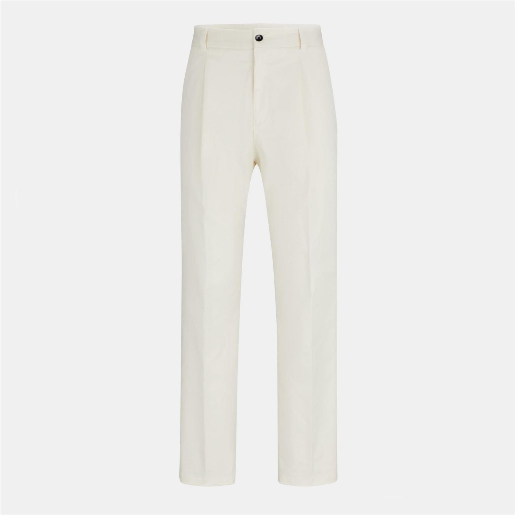 Hugo Felix242 Solid Patterned Straight Chinos