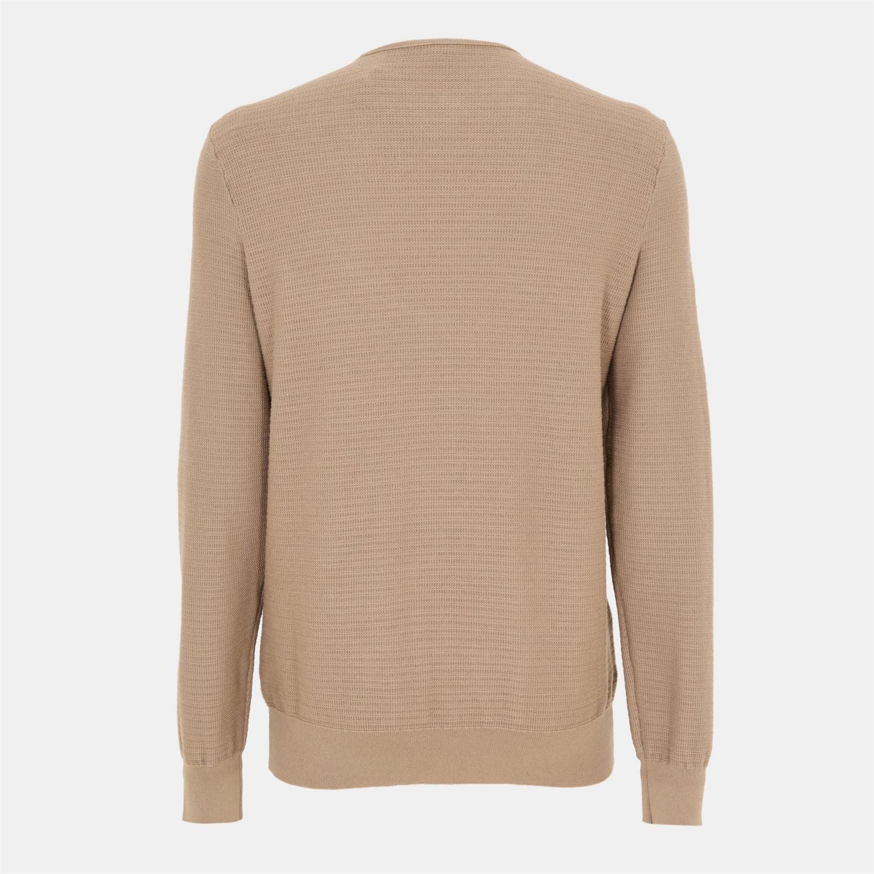 Boss BOSS ORANGE Cotton Cashmere Long Sleeve Crew Neck Jumper (Anion)