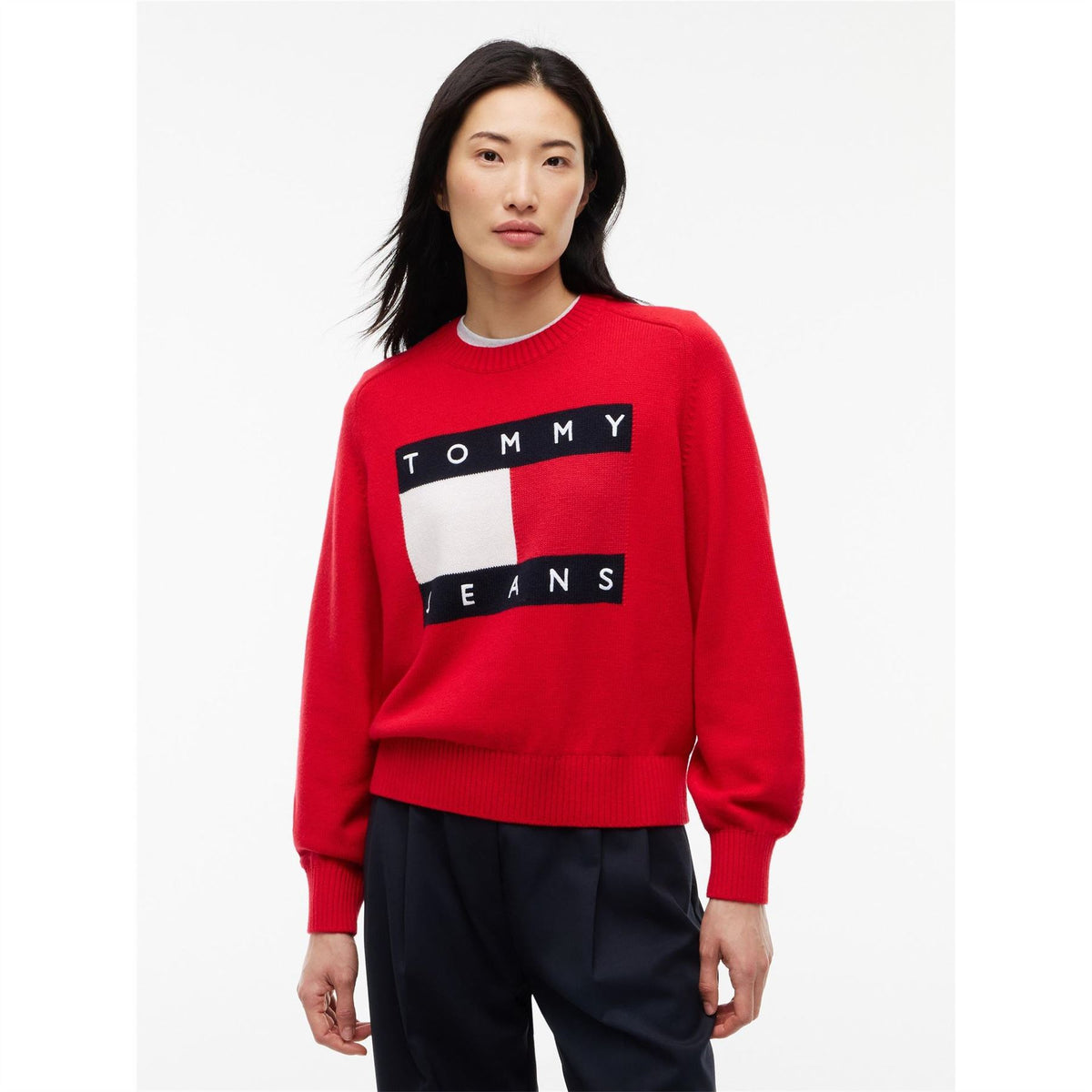 Tommy Jeans Lg Flag Knit Ld64