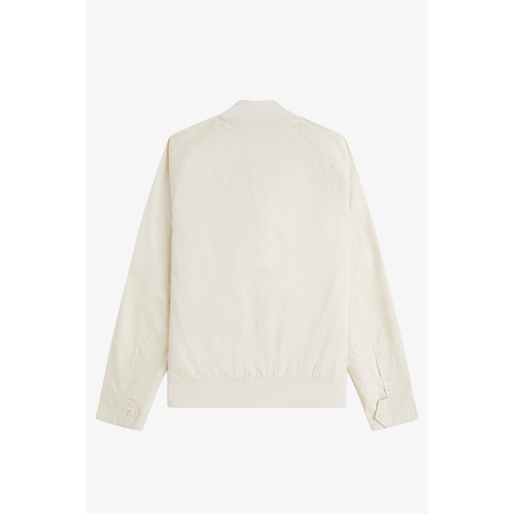 Fred Perry Twill Tennis Cotton Button Up Varsity Jacket