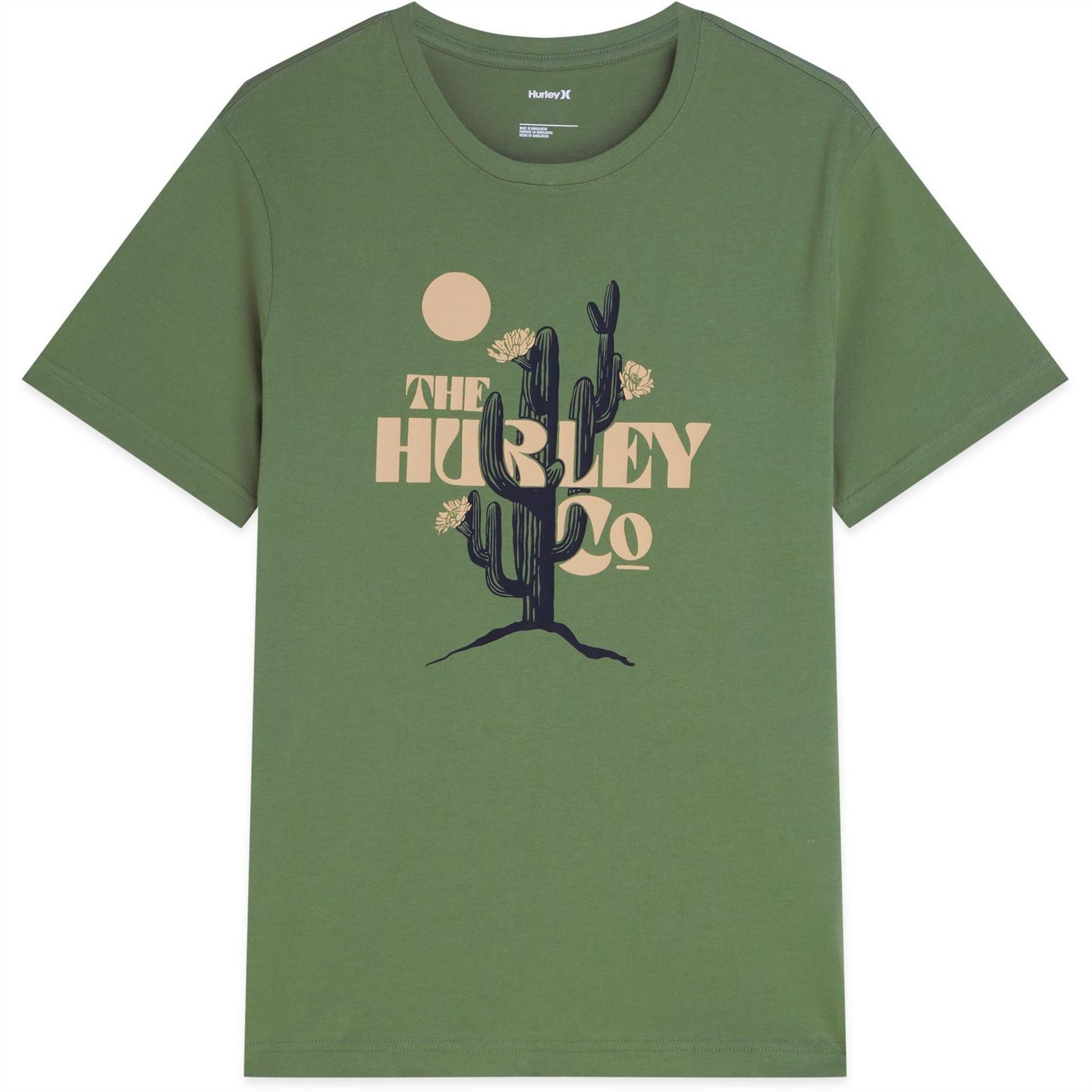Hurley Desert Graphic Crew Neck Short Sleeve T-Shirt
