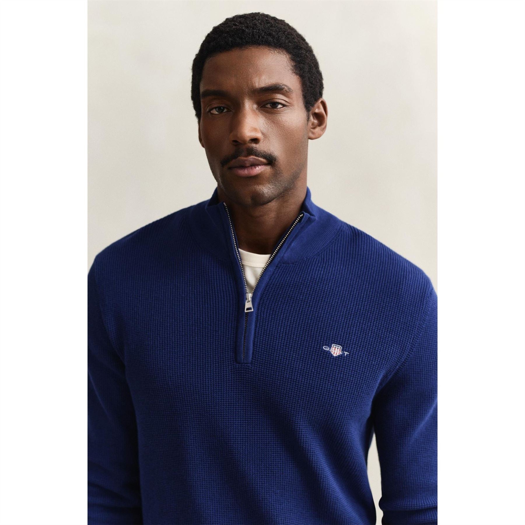 Gant Textrd Half Zip Sn62
