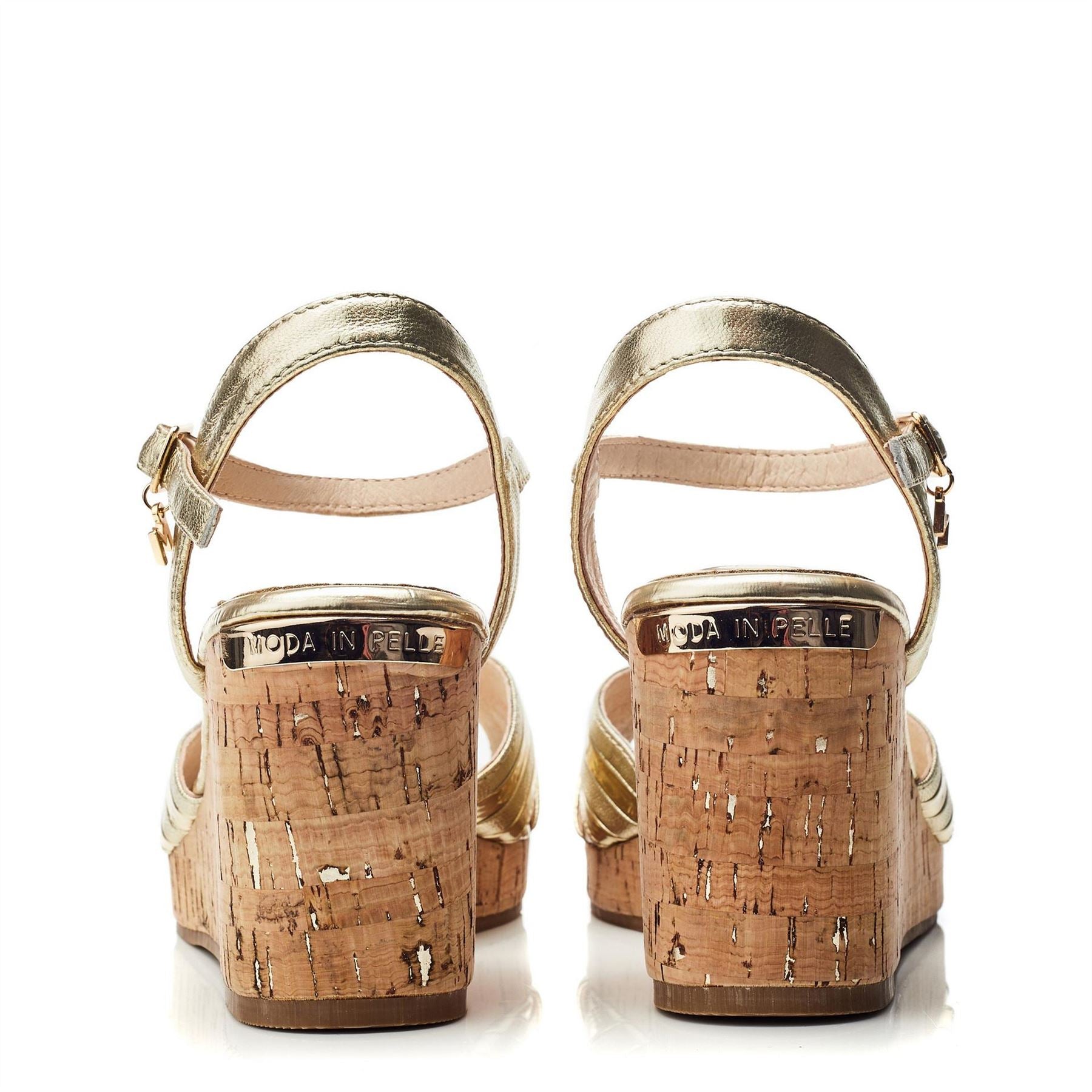 Moda in Pelle Peppermint Wedge Heeled Sandals