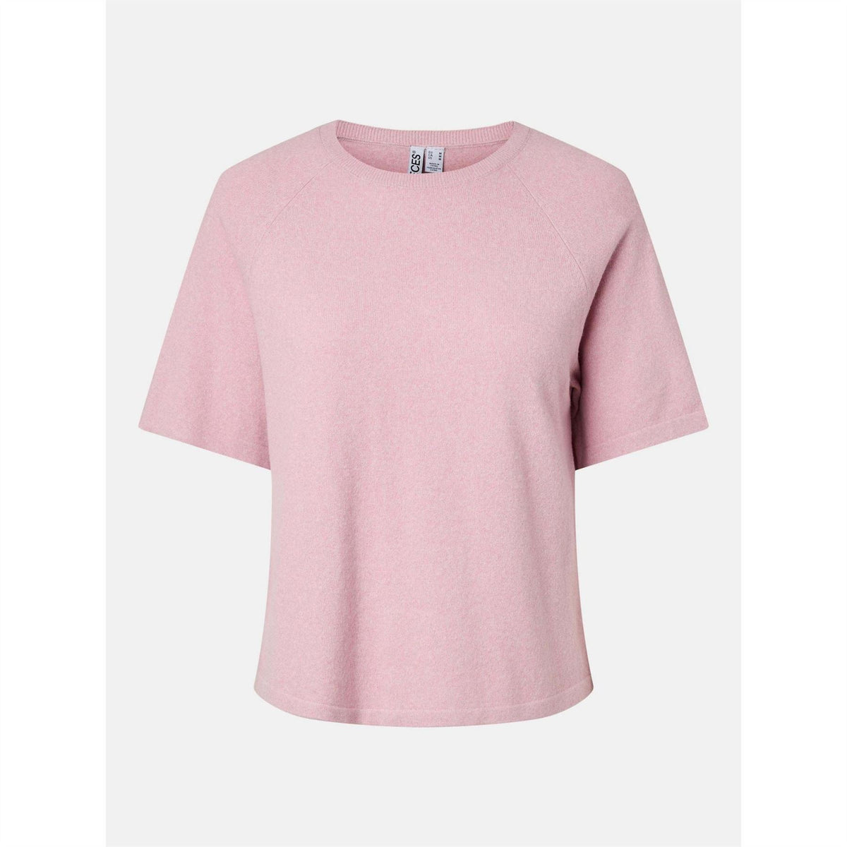 Pieces Crew Neck Raglan Short Sleeve Regular Fit Sweater