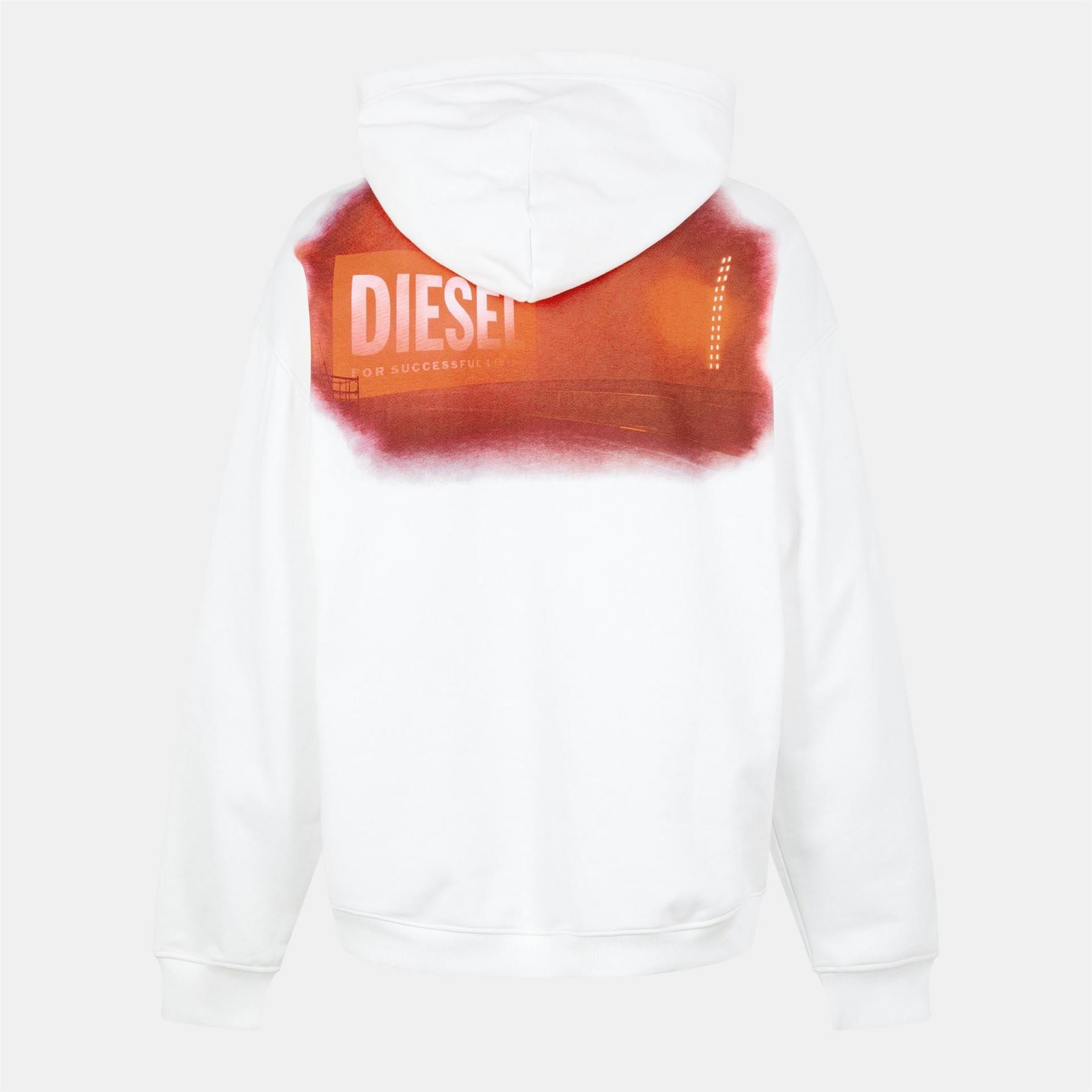 Diesel Boxt Hood Relaxed Fit Long Sleeve Sweatshirt