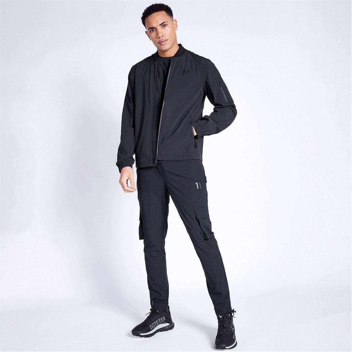 11 Degrees Bomber Jacket   Black