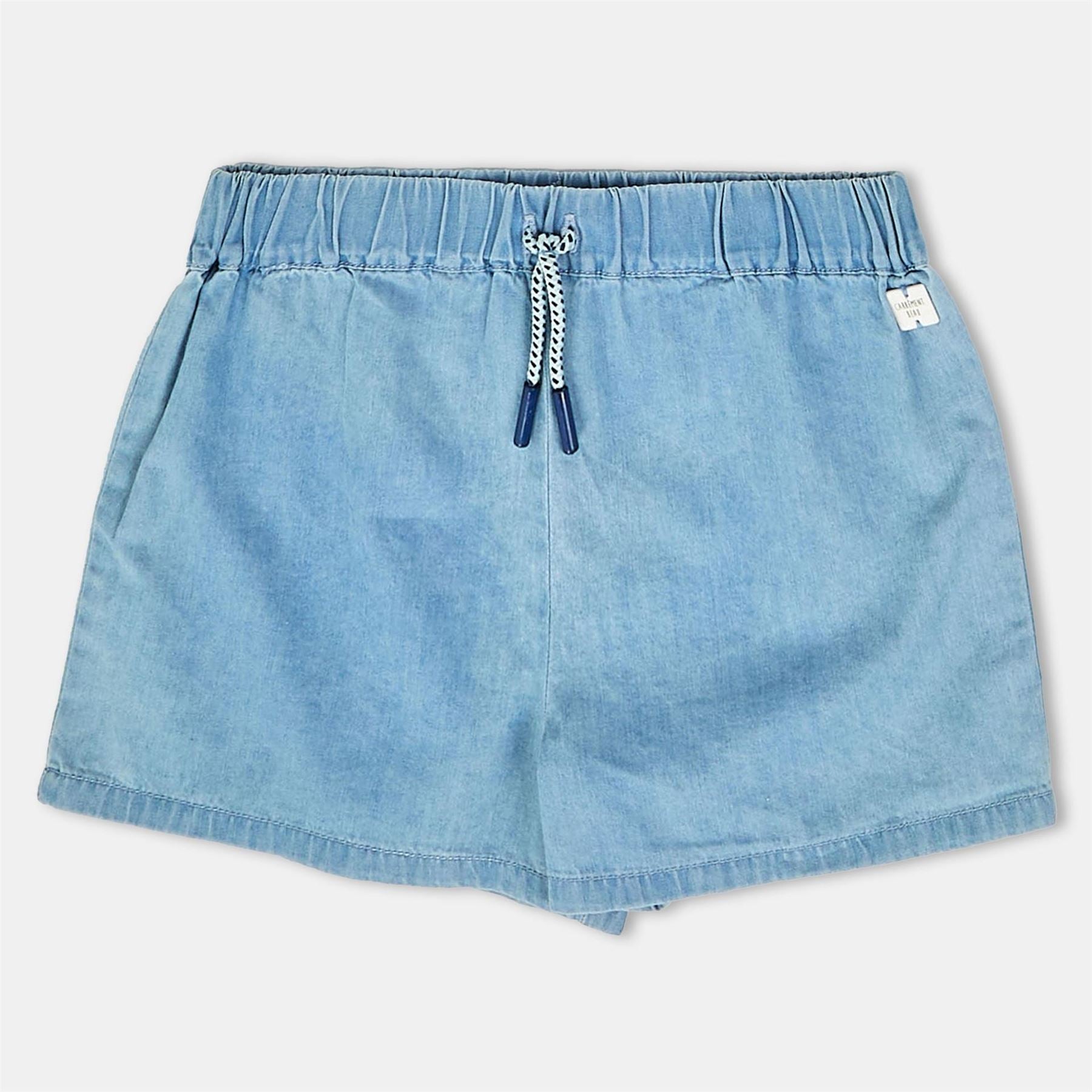 Carrement Beau Denim Bermuda Shorts Solid Patterned