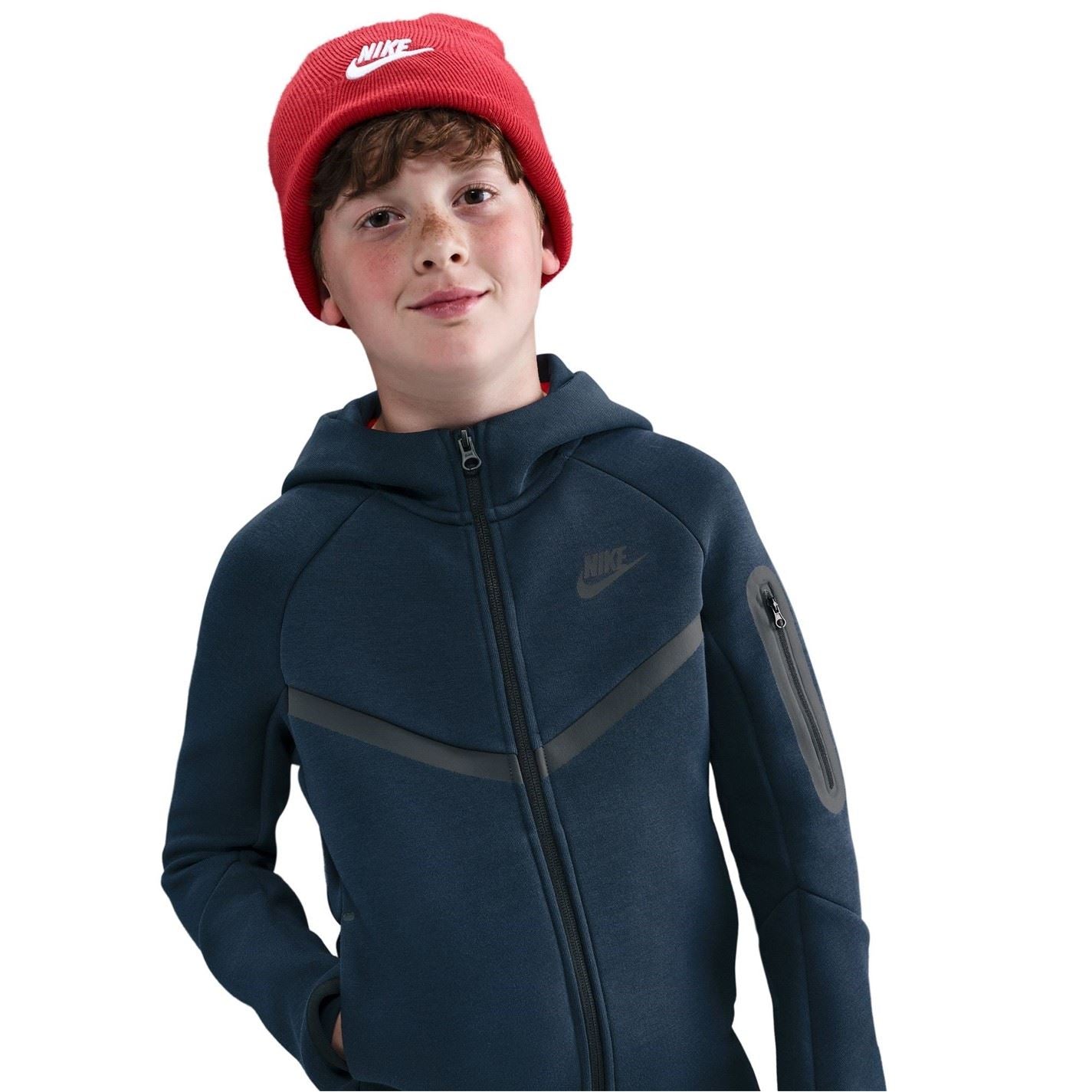 Nike Sportswear Tech Fleece Big Kids  Full Zip Hoodie