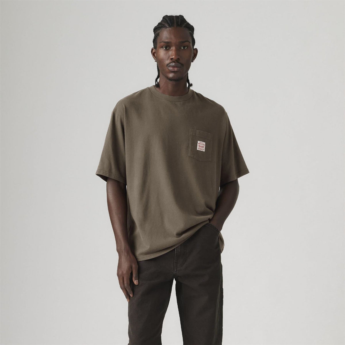 Levis Regular Fit Crew Neck Short Sleeve Text Graphic T-Shirt