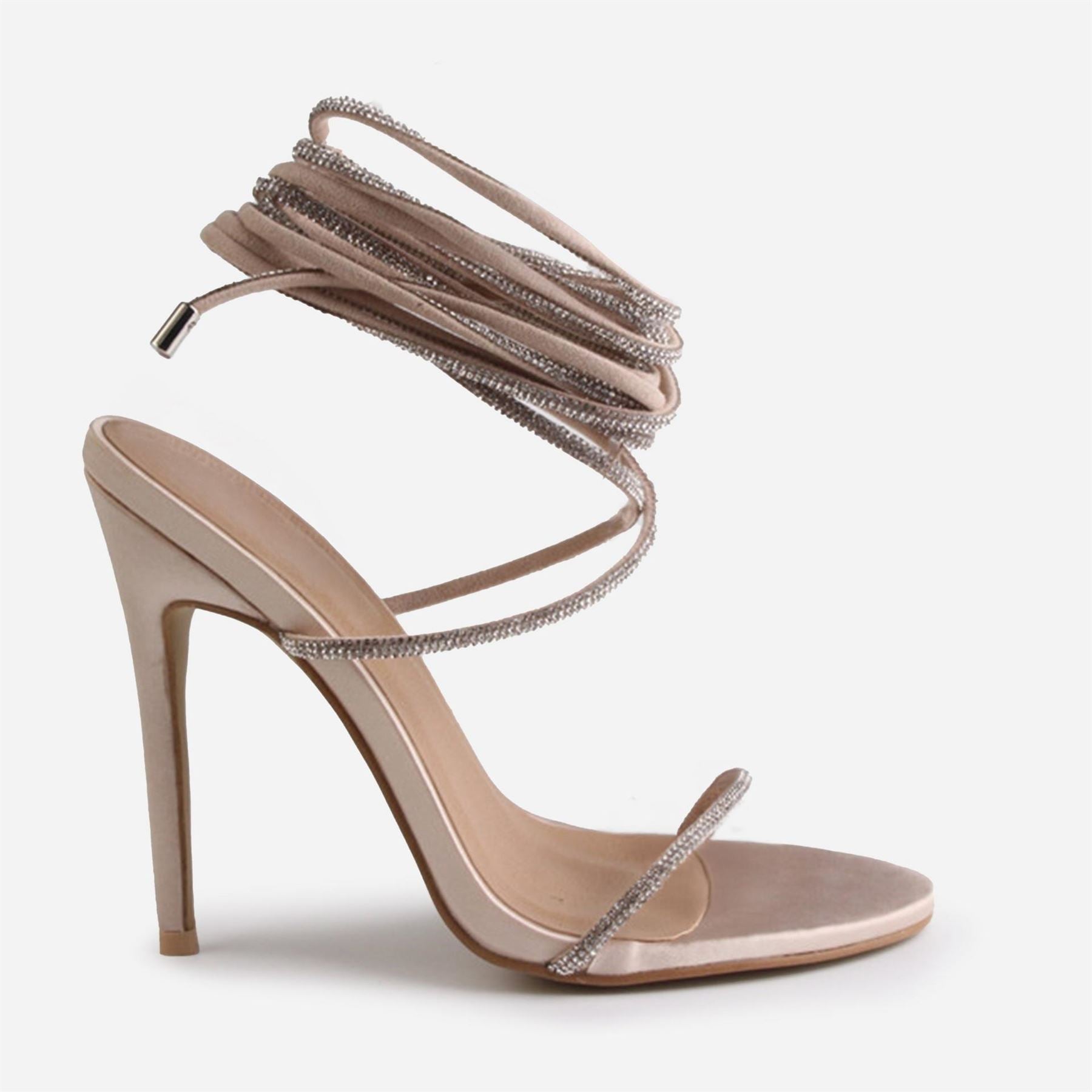 Wheres That From Lace Up Gladiator Stiletto Heel Sandals