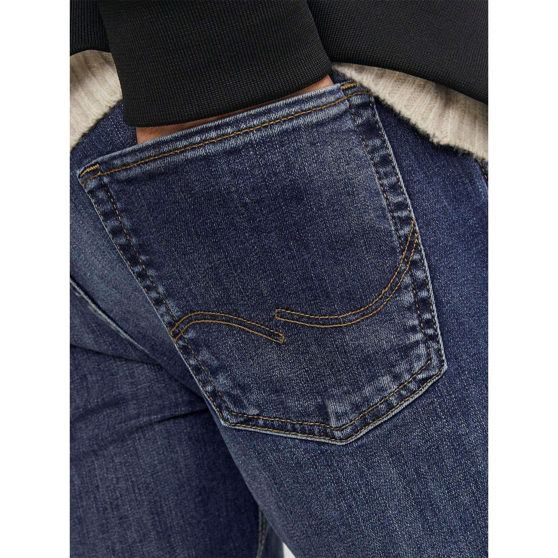 Jack and Jones Liam Five Pocket Skinny Fit Jeans