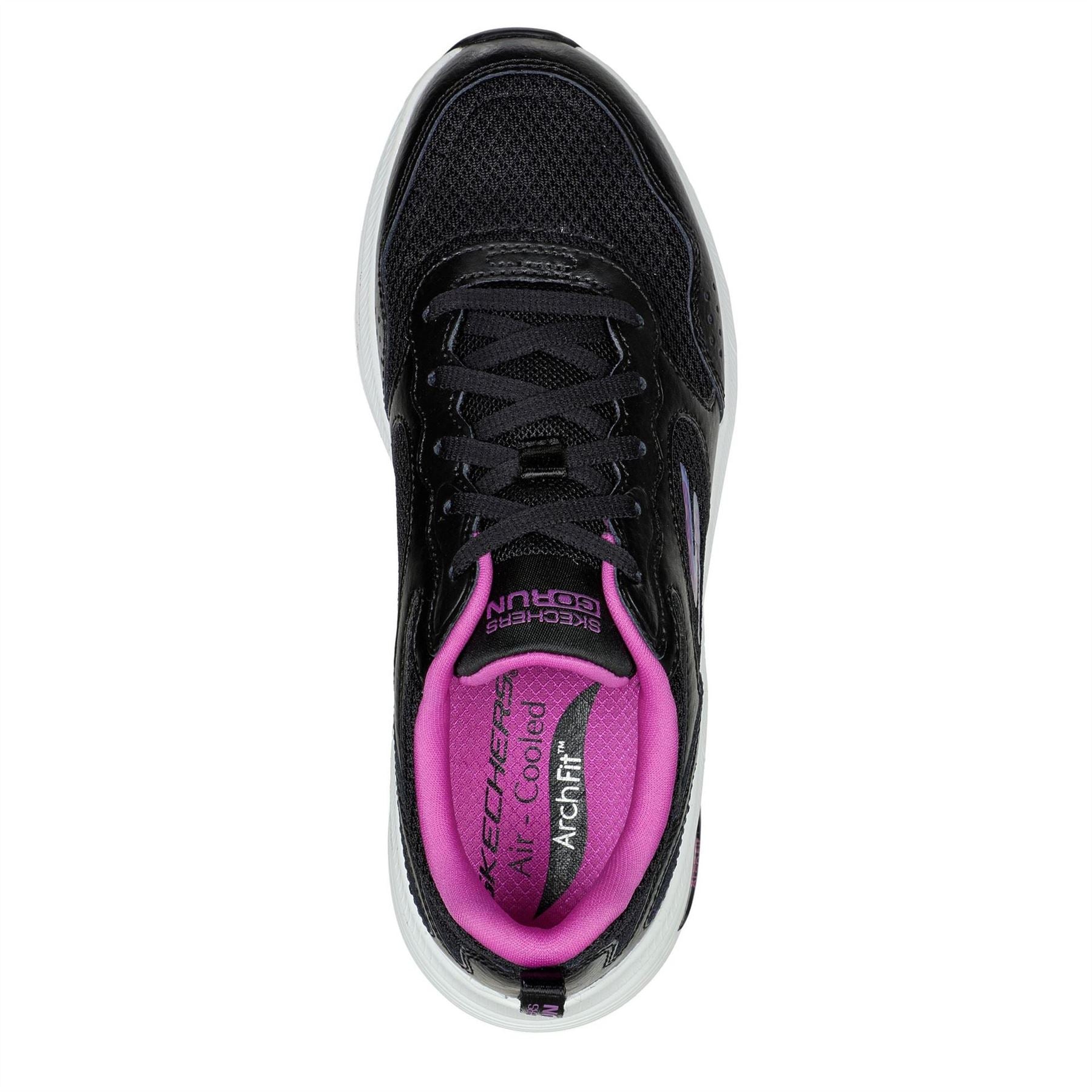 Skechers Womens Run Arch Fit   Easy Road Slip On Trainers