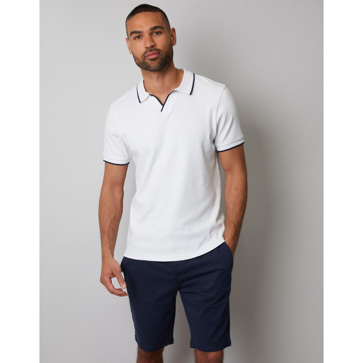 Threadbare Polo Marriage Regular Fit Short Sleeve Shirt