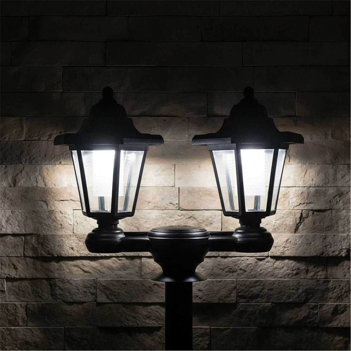 Streetwize In 1 Solar Double Headlamp